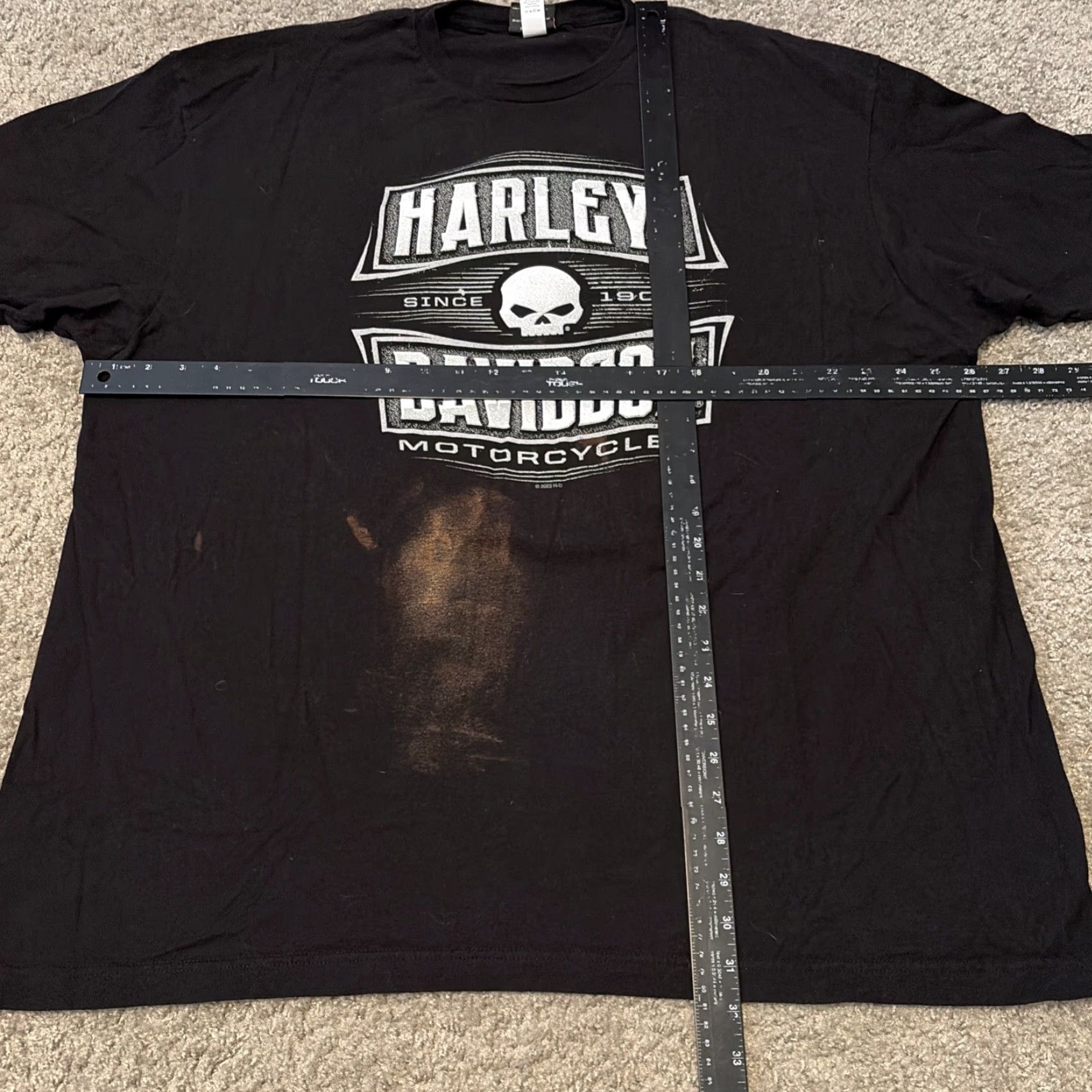 Harley Davidson Harley-Davidson T-Shirt Black 3XL Biker Mens Shirt 2023 Size US XXL / EU 58 / 5 - 6 Thumbnail