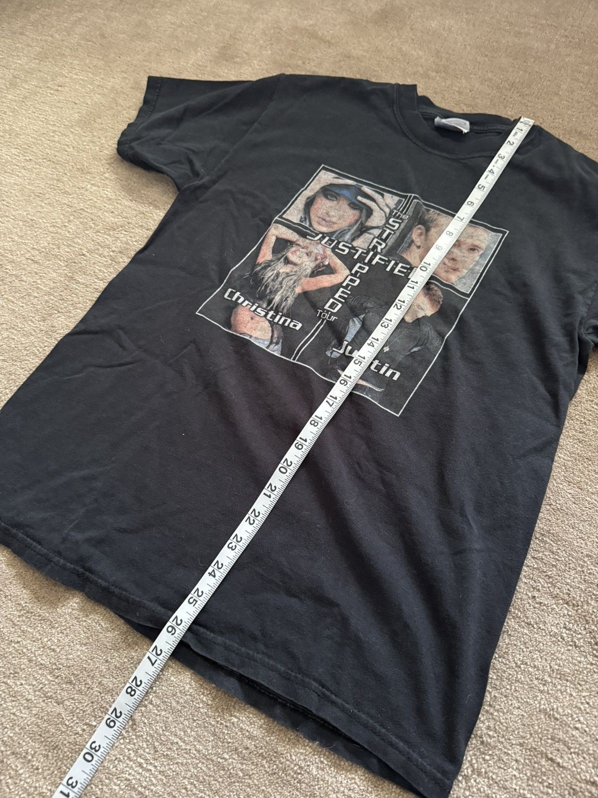 Vintage Vintage Justin Timberlake Tour T-Shirt Size US S / EU 44-46 / 1 - 6 Thumbnail