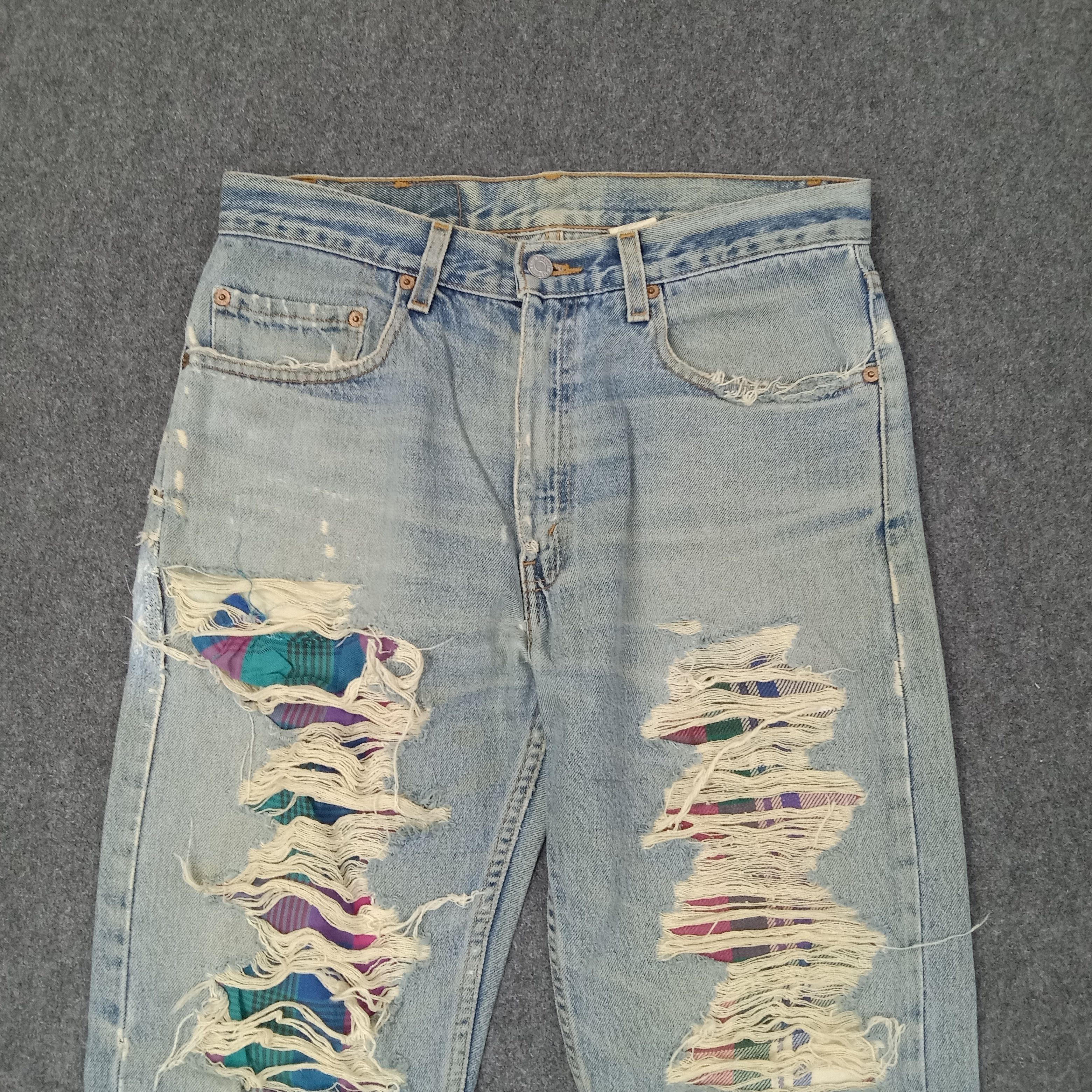Levi's Levi's American Style Distressed Denim Jeans C228N19 Size US 32 / EU 48 - 2 Thumbnail