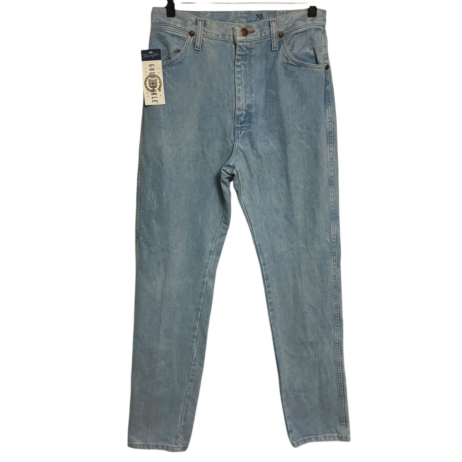 Wrangler NWT! Vintage Wrangler Gold Buckle USA Womens Size 11 x 36 Size 29" - 2 Thumbnail
