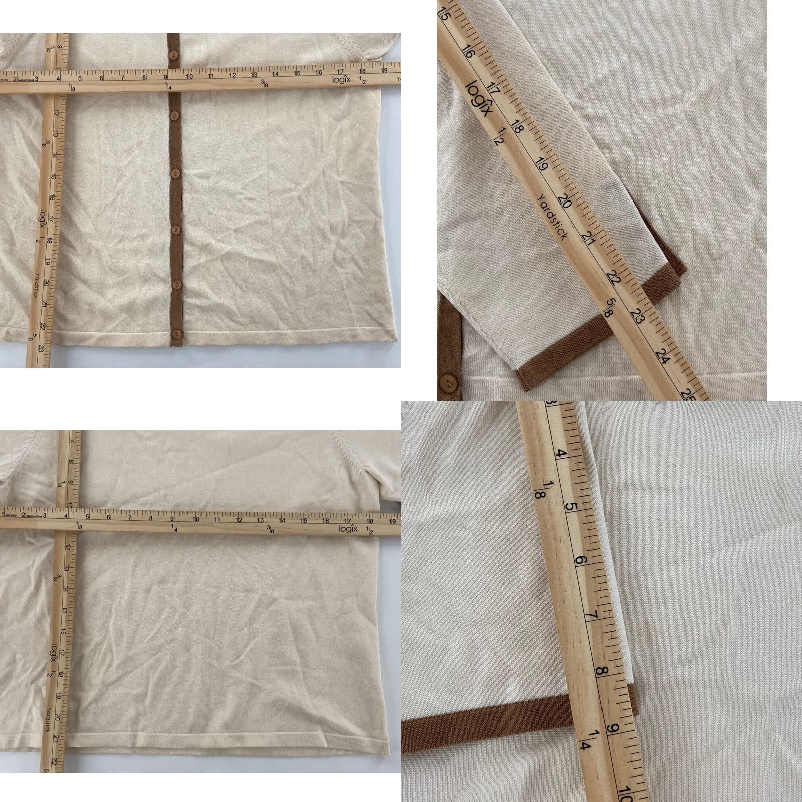 Pendleton Pendleton Womens Sweater Shirt Set M Cream Ivory Beige Silk Blend Cardigan 2pc Vintage-None Casual Chic Men/Women? Actually no. End: Womens. Size M / US 6-8 / IT 42-44 - 8 Thumbnail