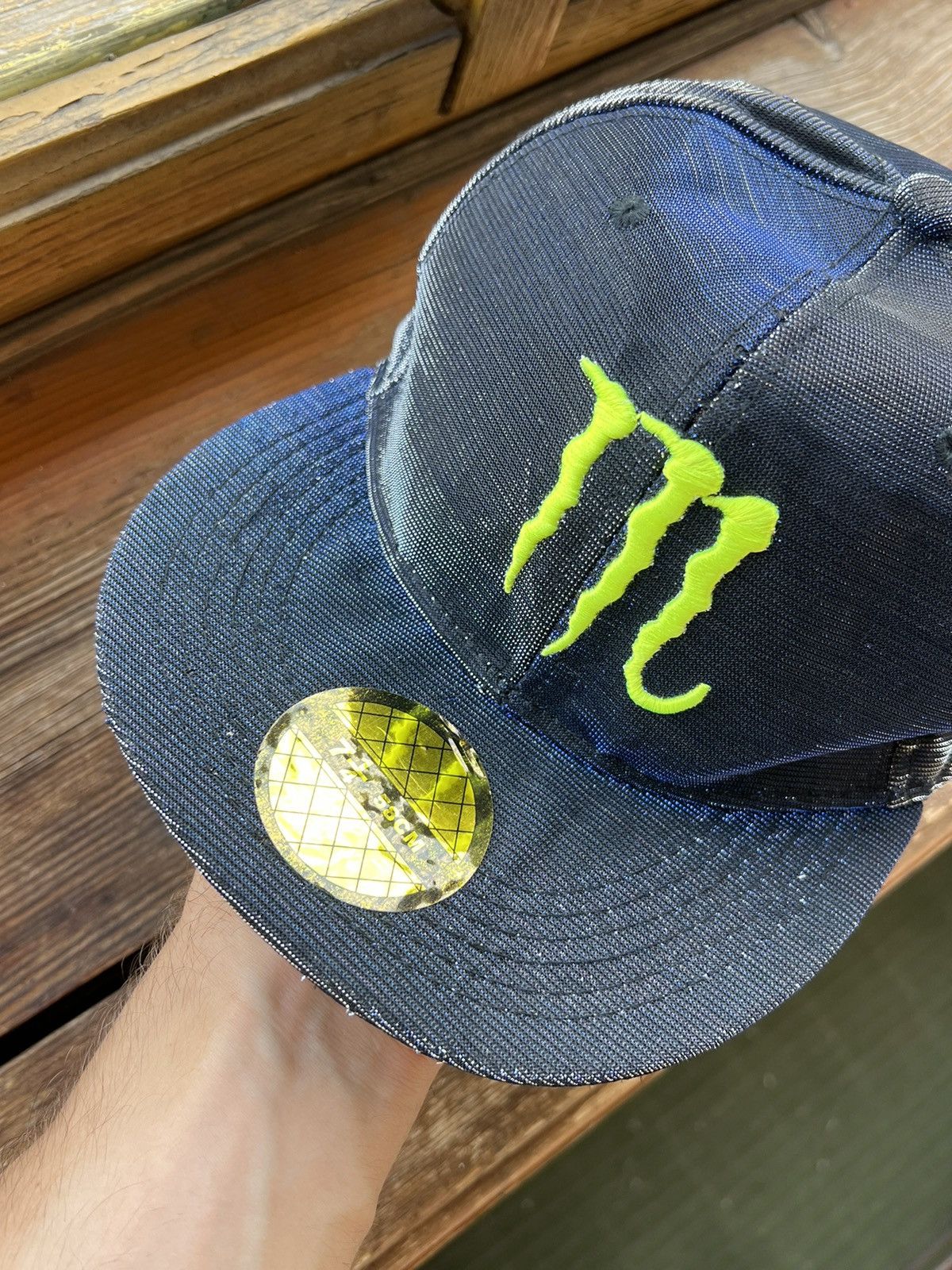 Vintage Vintage Y2K Affliction Style Monster Energy Reflective Cap Size ONE SIZE - 5 Thumbnail