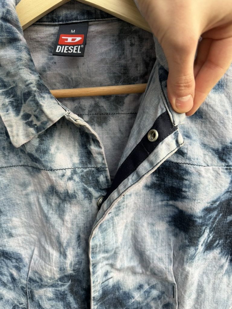 Diesel × Vintage Diesel Denim Tie Dye Jacket Mod Sobea Blue M Size M / US 6-8 / IT 42-44 - 6 Thumbnail