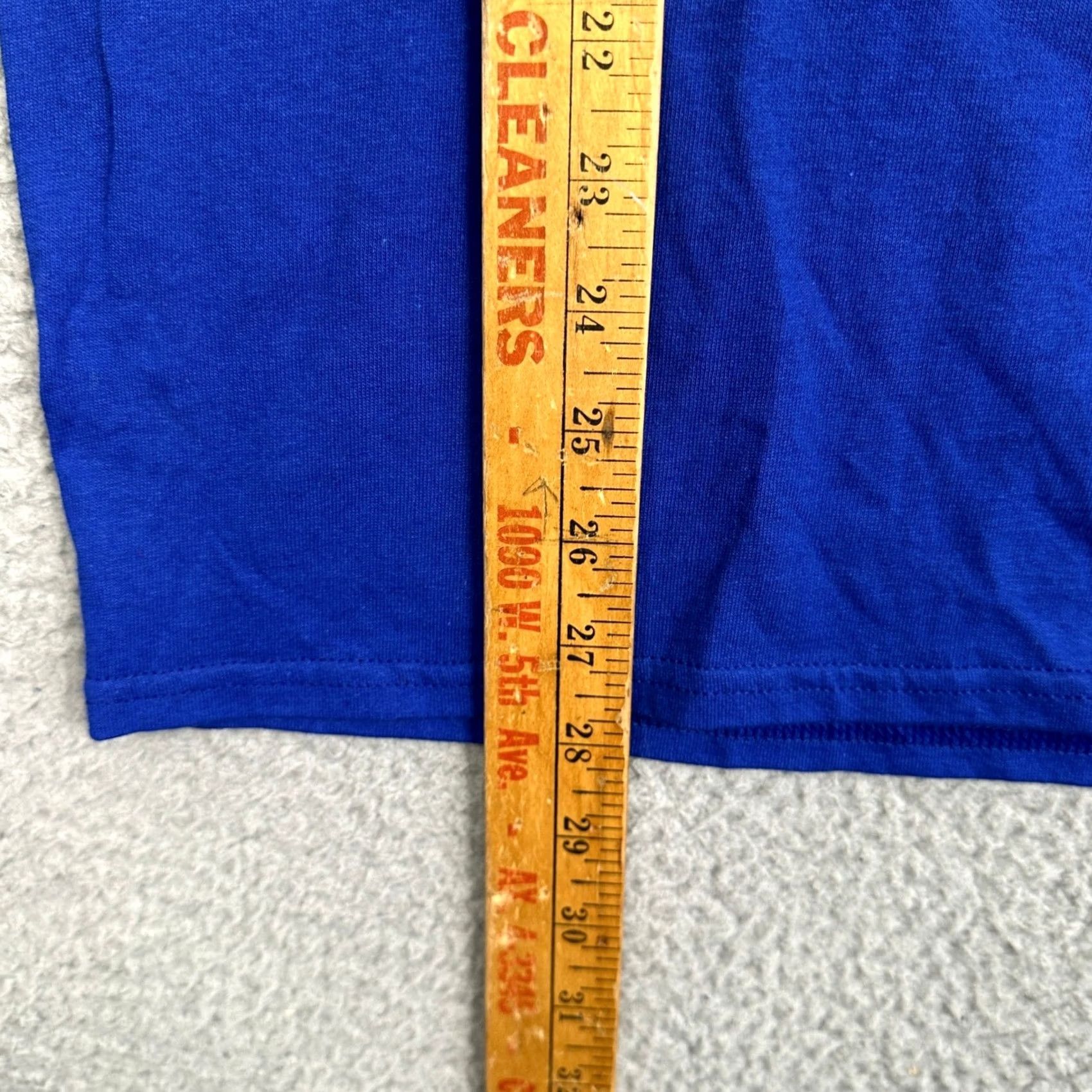 Logo 7 Majestic Chicago Cubs Mens Medium Shirt Graphic Tee Blue Short Sleeve Logo Size US M / EU 48-50 / 2 - 7 Thumbnail