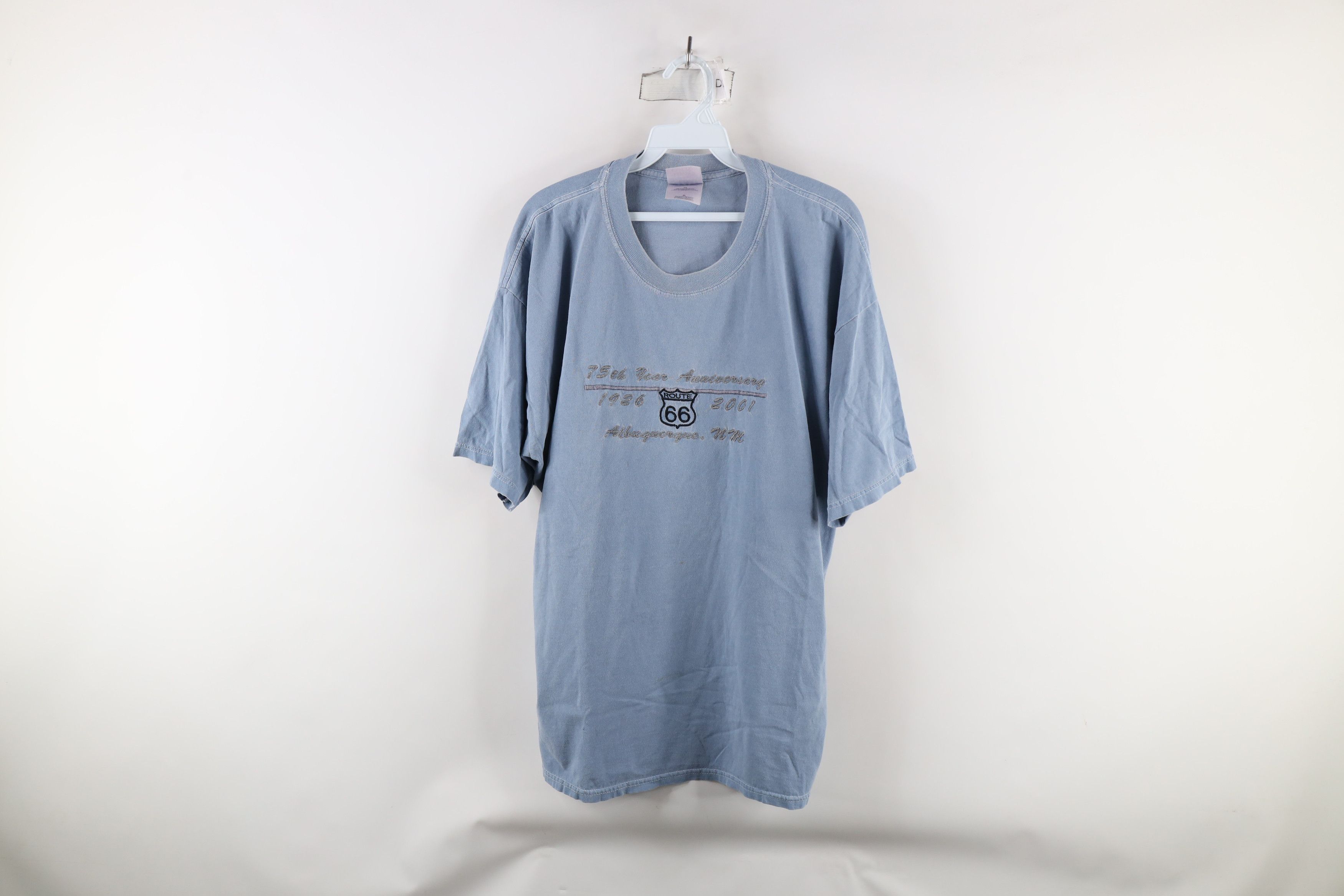 Vintage Vintage Y2K 2001 Route 66 New Mexico T-Shirt Blue Size US XL / EU 56 / 4 - 1 Thumbnail