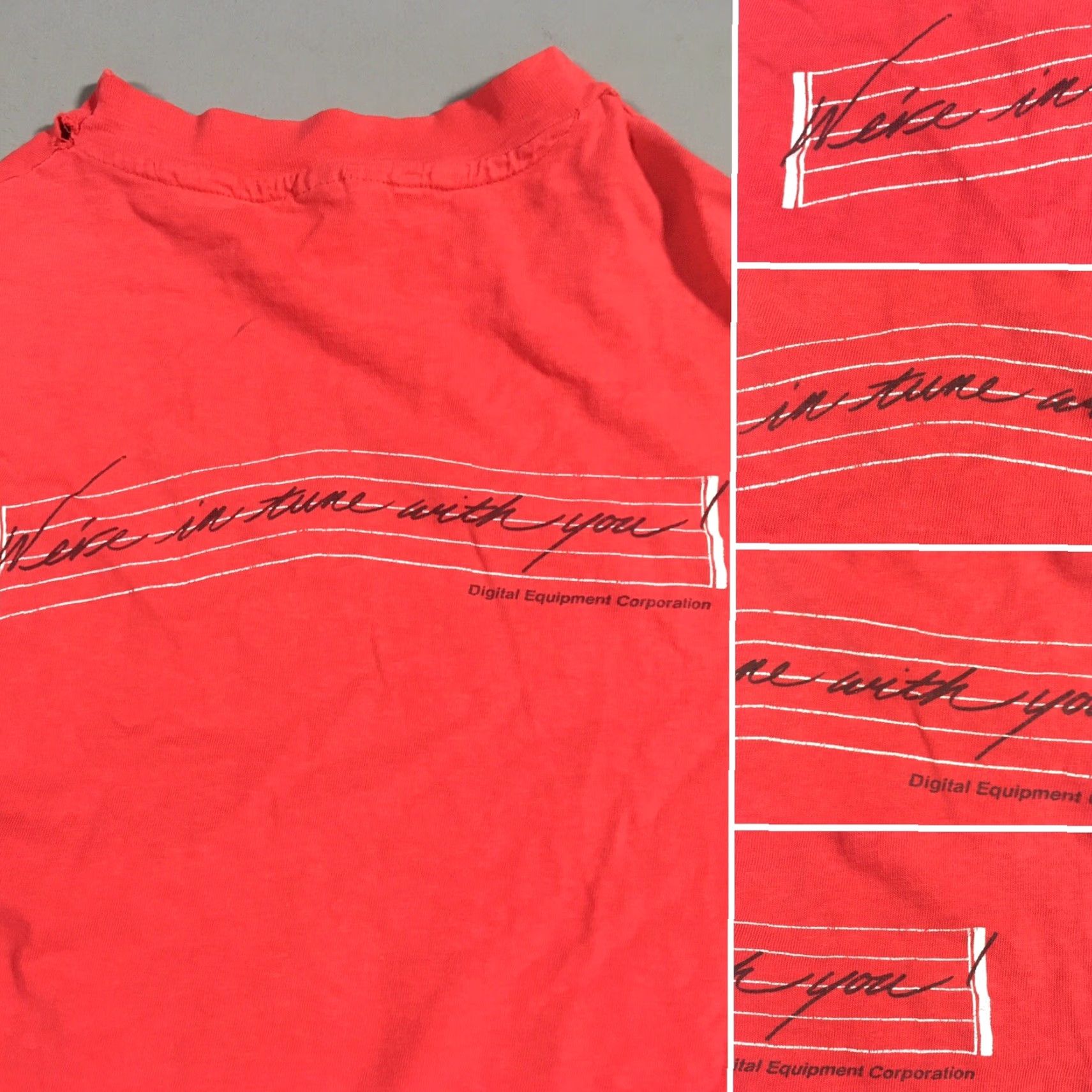 Hanes Performance Ultratech Stepper Hanes L Men Red 1980s Digital Equipment Corporation Tee Size US L / EU 52-54 / 3 - 4 Thumbnail