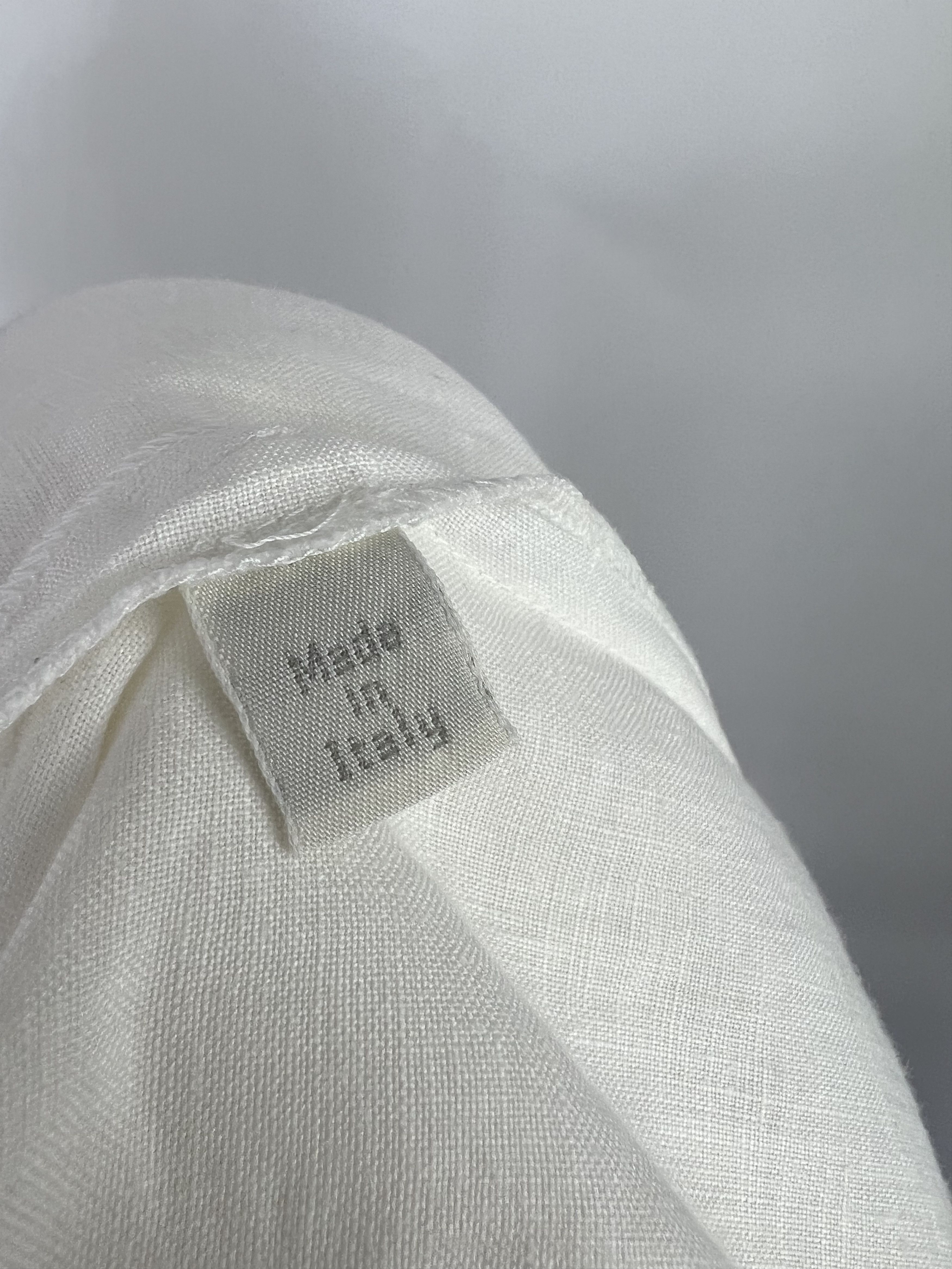 Other All In All 100% Linen Long Sleeve Button Shirt Dress IT50 Size XXL / US 16-18 / IT 52-54 - 10 Thumbnail