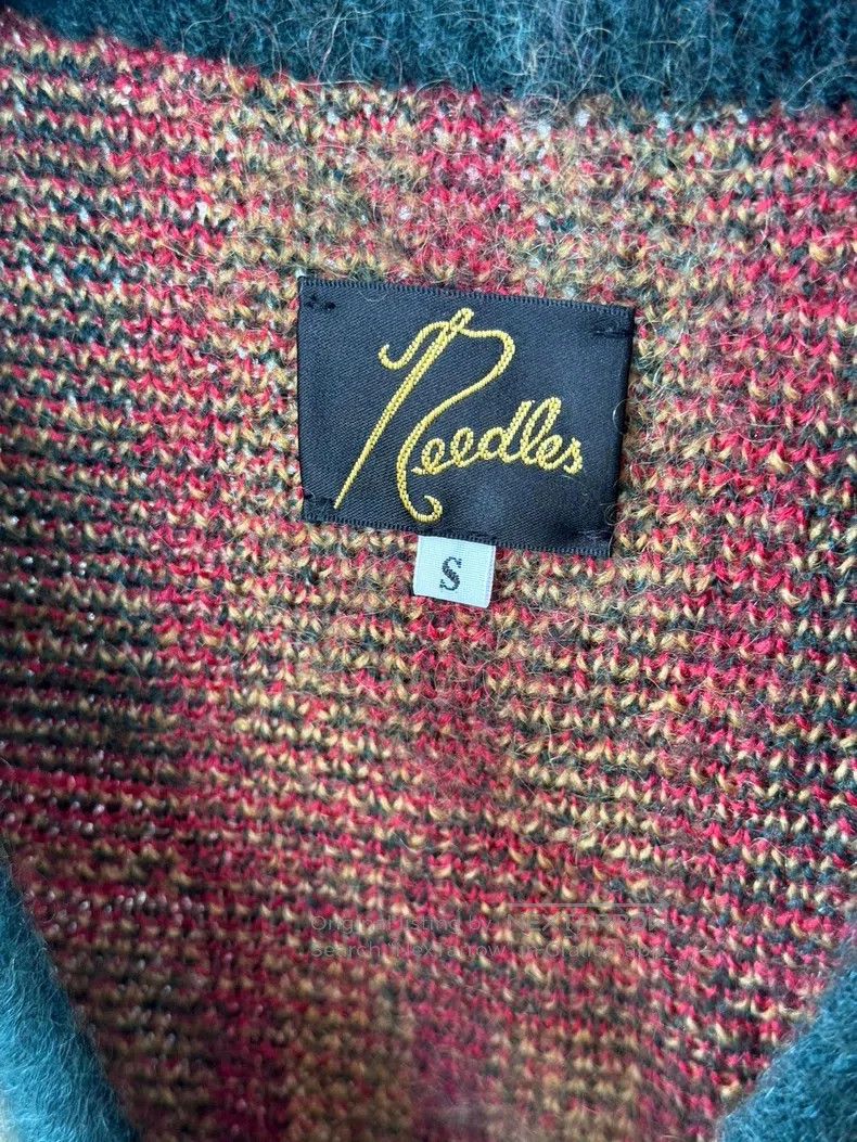 Needles Needles Plaid patchwork blended sweater Size US S / EU 44-46 / 1 - 6 Thumbnail