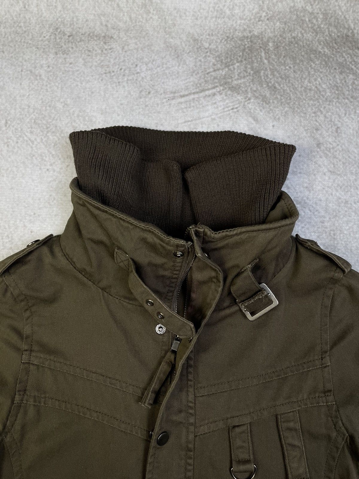 Le Grande Bleu (L.G.B.) 2000s Private Beach Bono Gimmick Military Jacket Size M / US 6-8 / IT 42-44 - 4 Thumbnail