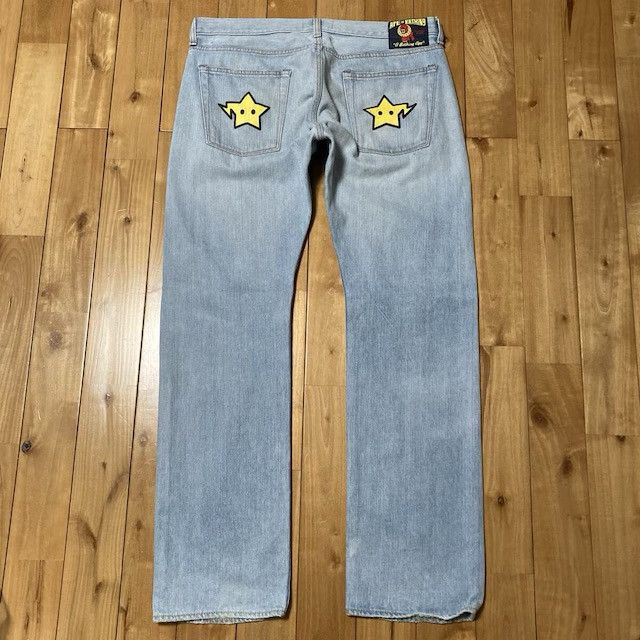 Bape BAPE STA Denim Pants a bathing ape star BAPESTA NIGO ★size L Size US 34 / EU 50 - 1 Thumbnail