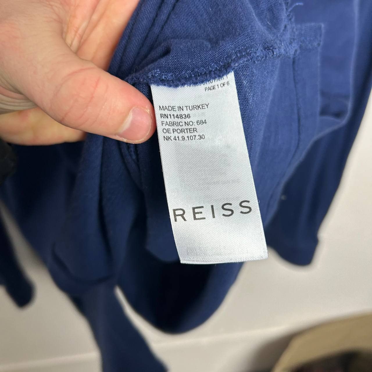 Reiss Designer Reiss basic button streetwear longsleeve Size US M / EU 48-50 / 2 - 8 Thumbnail
