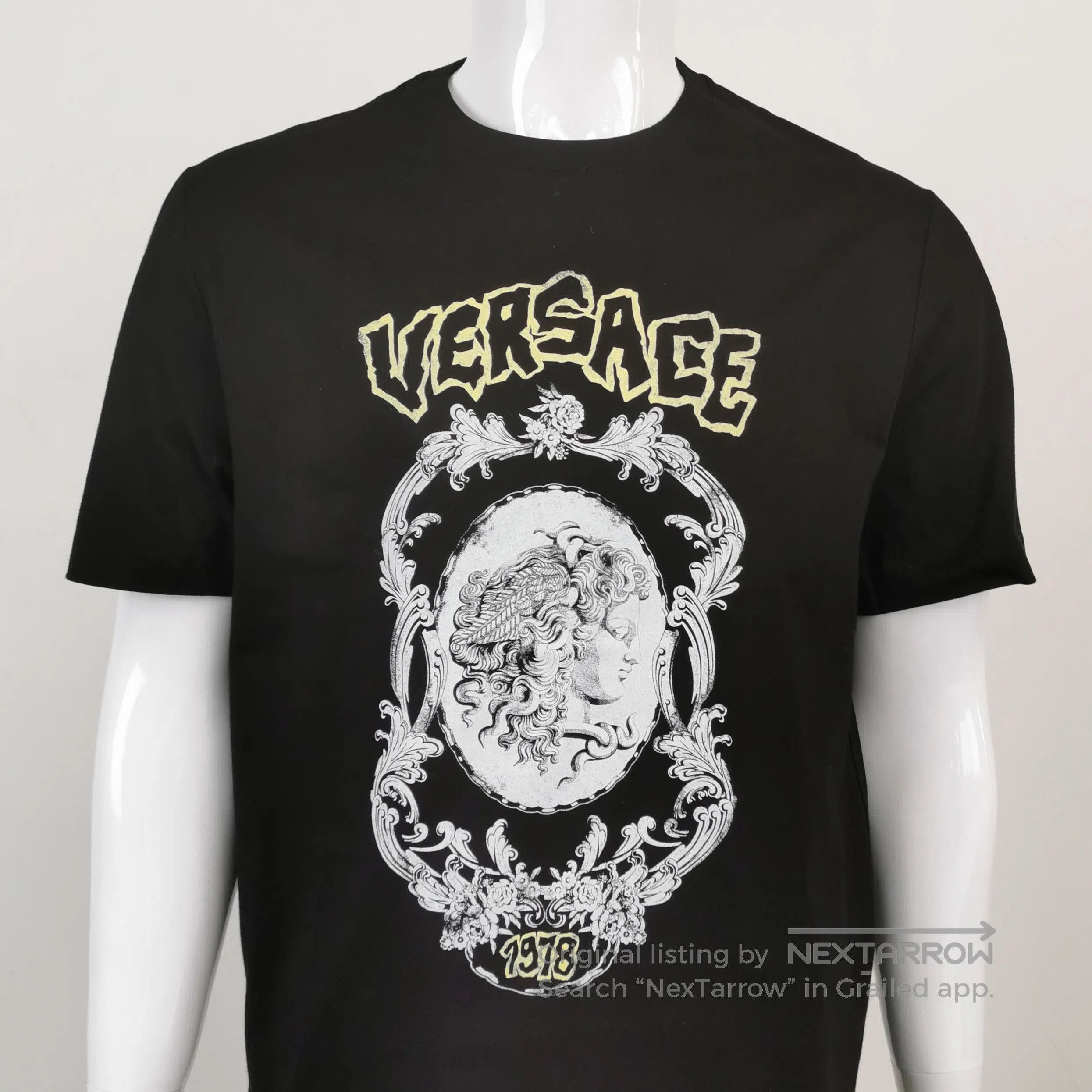 Versace Versace M Size Cotton Crew Neck Logo T-Shirt. Size US M / EU 48-50 / 2 - 1 Thumbnail