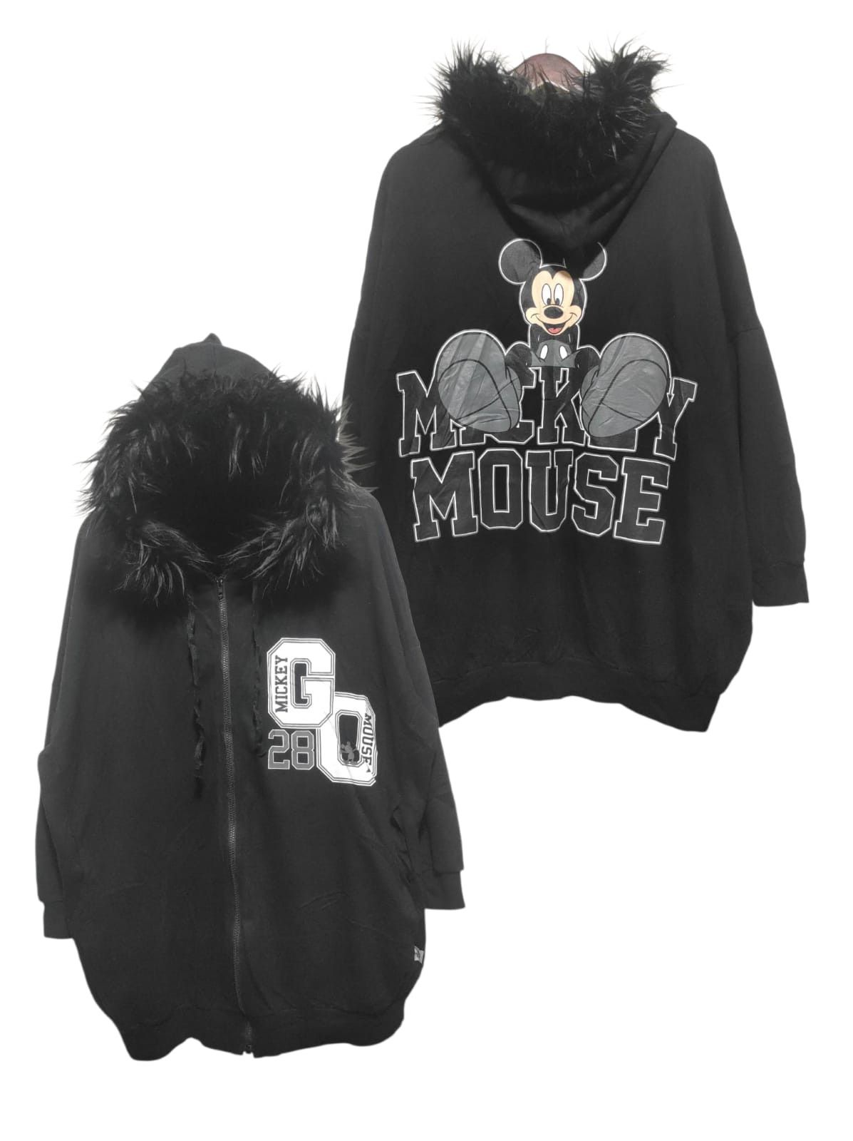 Disney Disney Pinksisly Zip Fur Hoodie LGB IfSixWasNine style Size US L / EU 52-54 / 3 - 2 Thumbnail