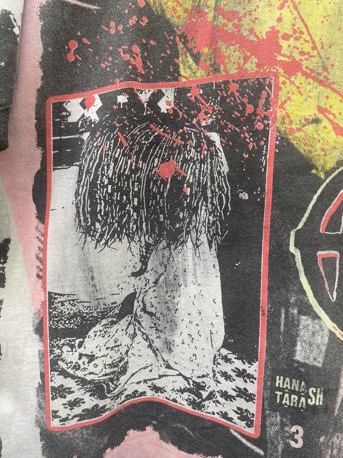 Band Tees Trashead Hanatarash Noise T Shirt Sun Faded ERD Grunge Size US XL / EU 56 / 4 - 4 Thumbnail