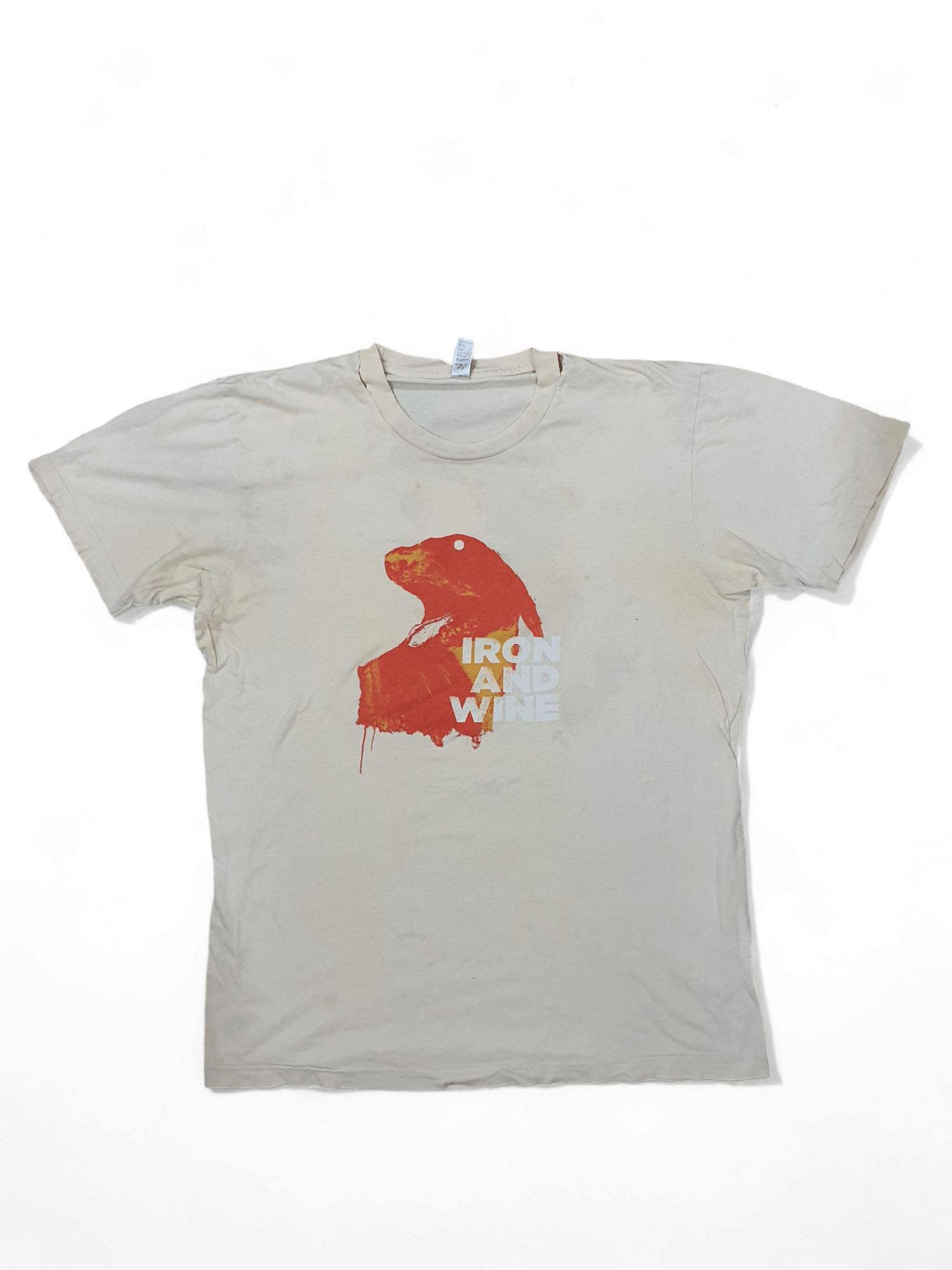 American Apparel vintage Iron & Wine American singer-songwriter t-shirt Size US M / EU 48-50 / 2 - 1 Thumbnail