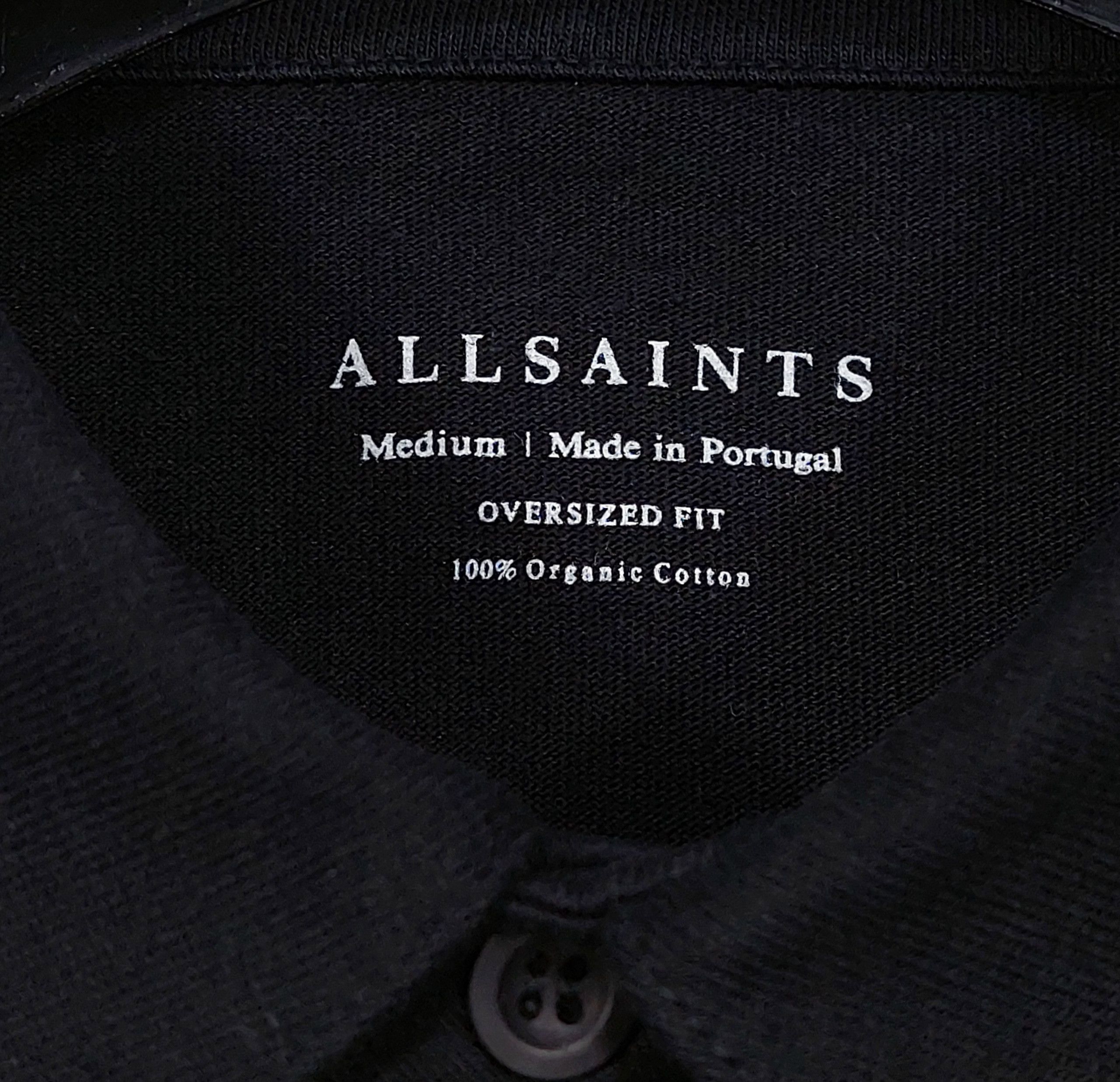 Allsaints underground polo shirt - black M Size US M / EU 48-50 / 2 - 3 Thumbnail