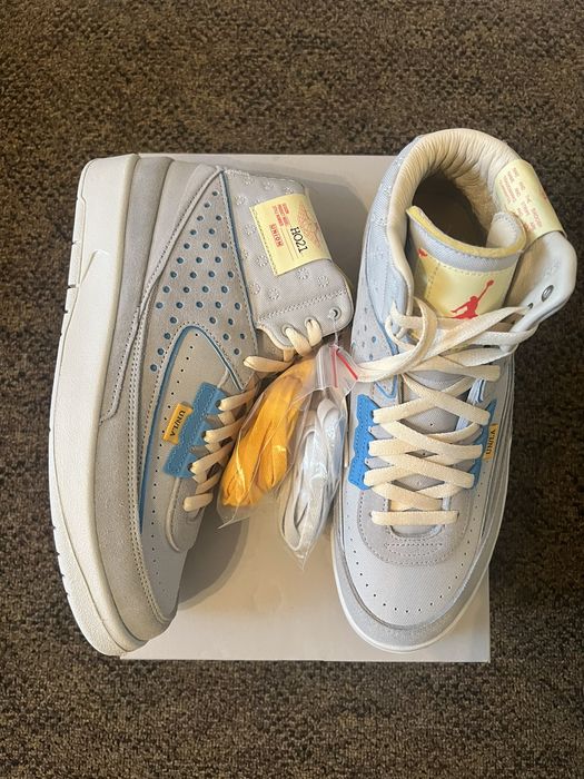 air jordan 2 retro sp x union grey fog