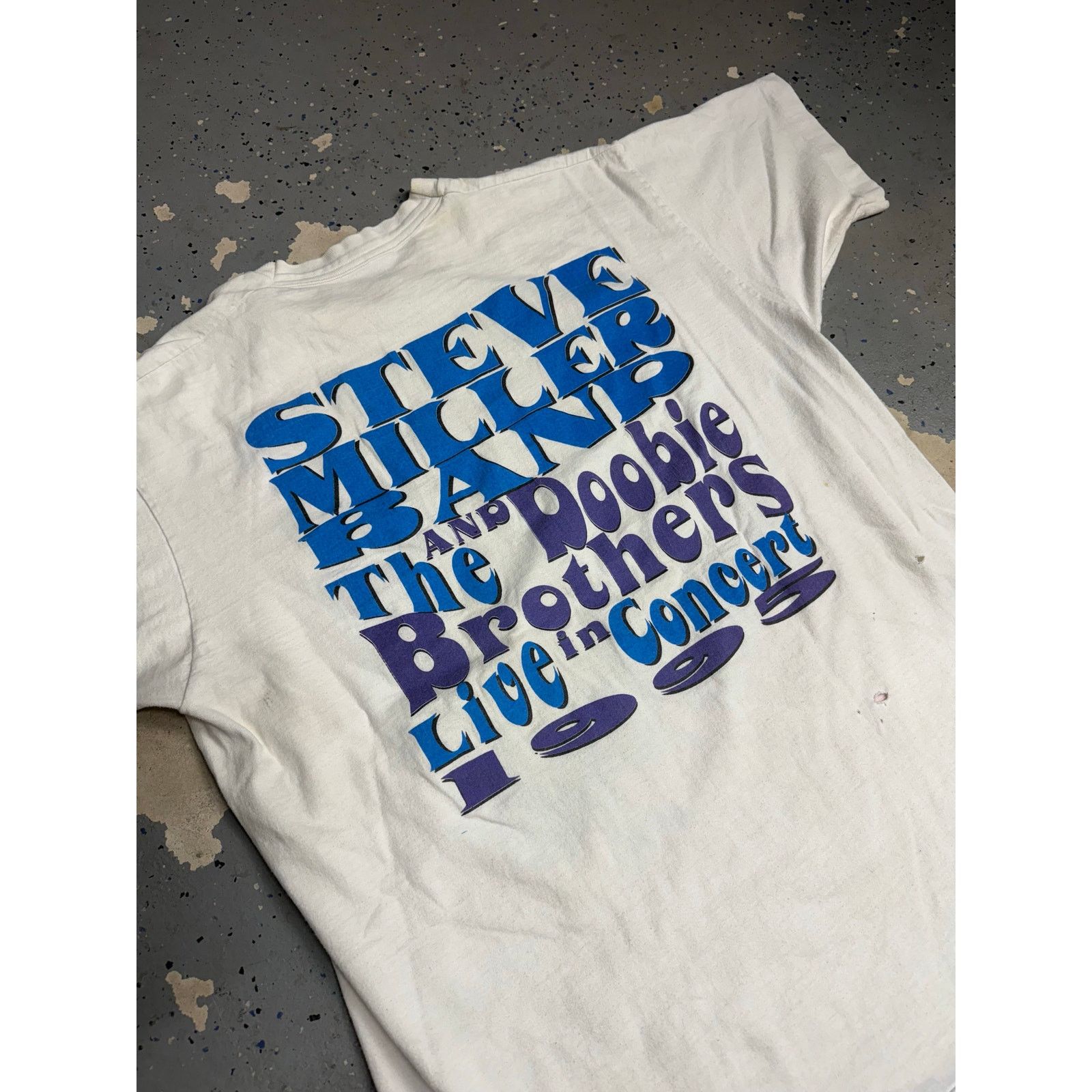 Fruit Of The Loom Vintage 95 Steve Miller Band Tee Size US XL / EU 56 / 4 - 9 Thumbnail