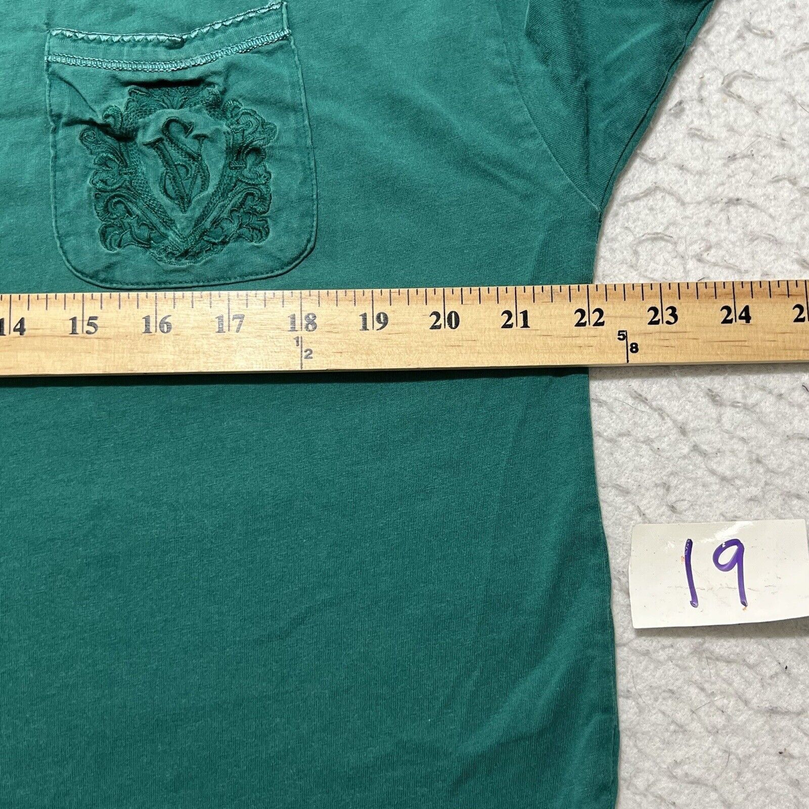 Victoria's Secret Vintage Victoria's Secret Pocket T Shirt Teal Green Size M / US 6-8 / IT 42-44 - 7 Thumbnail