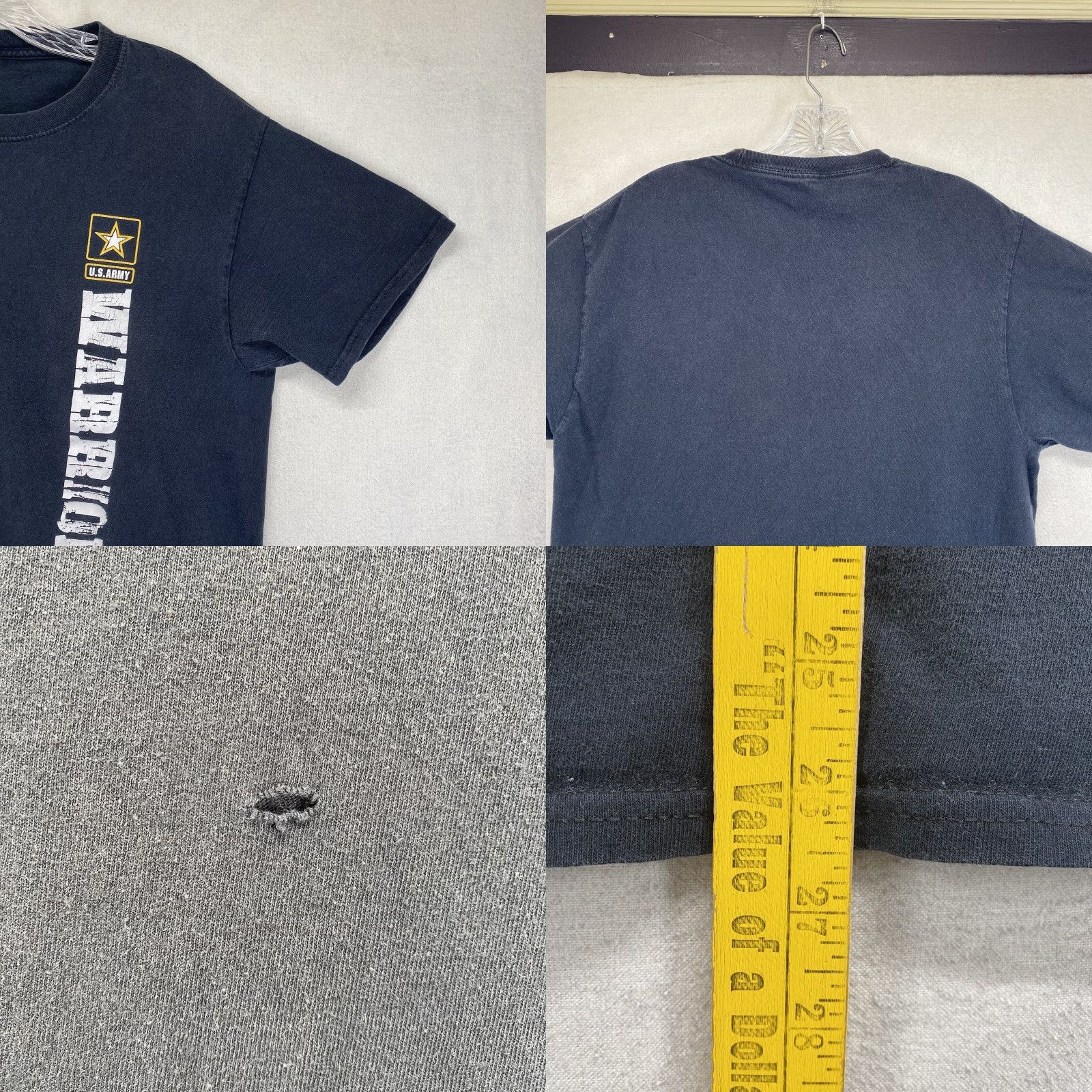 Vintage VINTAGE Y2K 2000s ARMY T Shirt Mens Small Slim Fit Black Crew Neck Short Sleeve Go Army Warrior Graphic Print USA 2000s Mens Size US S / EU 44-46 / 1 - 8 Thumbnail