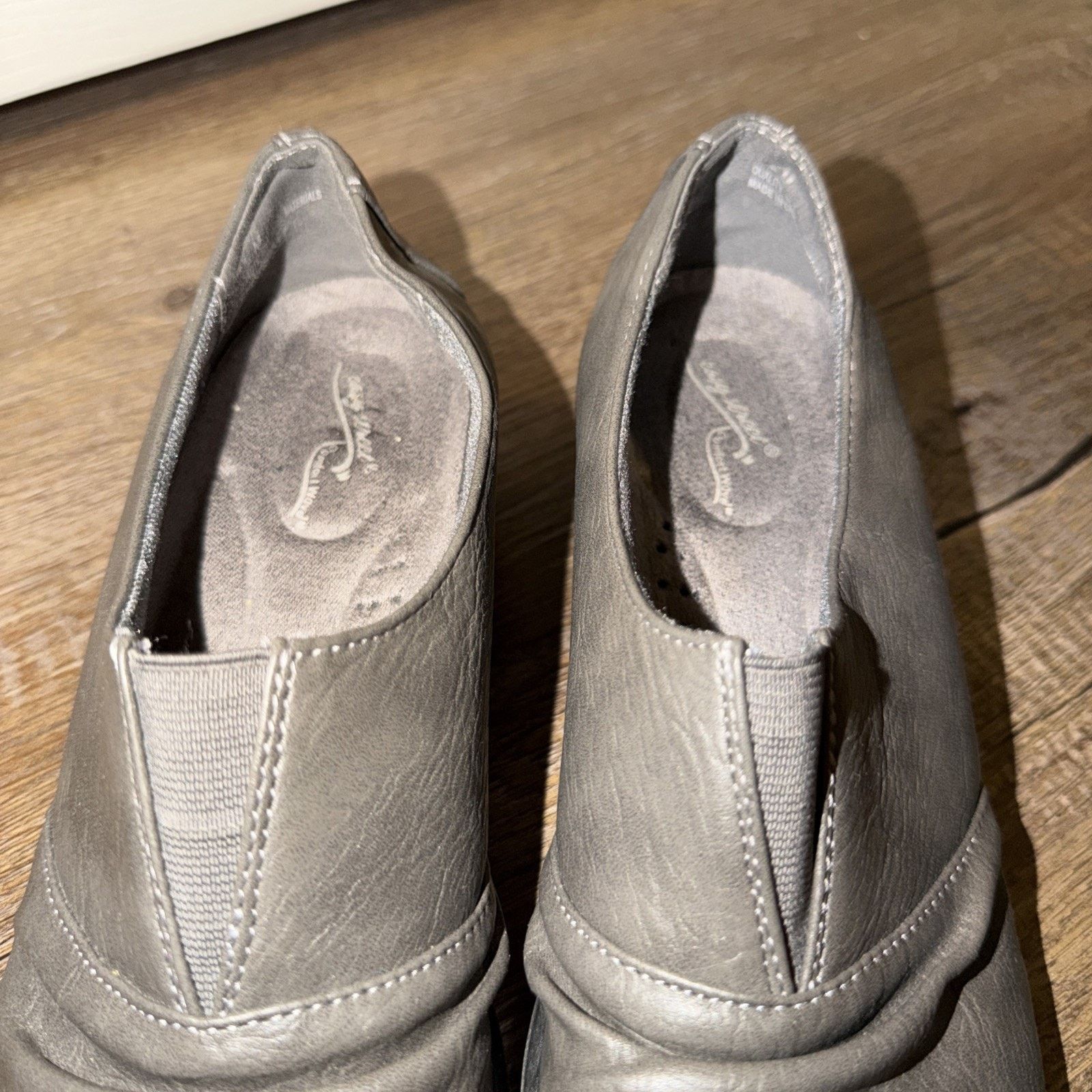 Other Men's Slip On Heeled Shoes Grey 6.5 Men Formal Casual Size US 6 / EU 39 - 2 Thumbnail