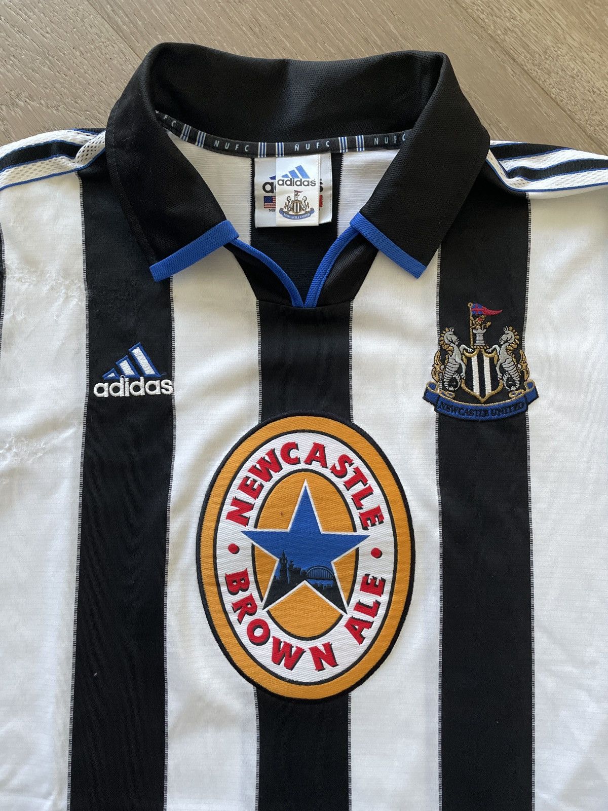 Other Vintage Adidas Newcastle FC 1999 2000 Soccer Jersey Kit Size US L / EU 52-54 / 3 - 2 Thumbnail