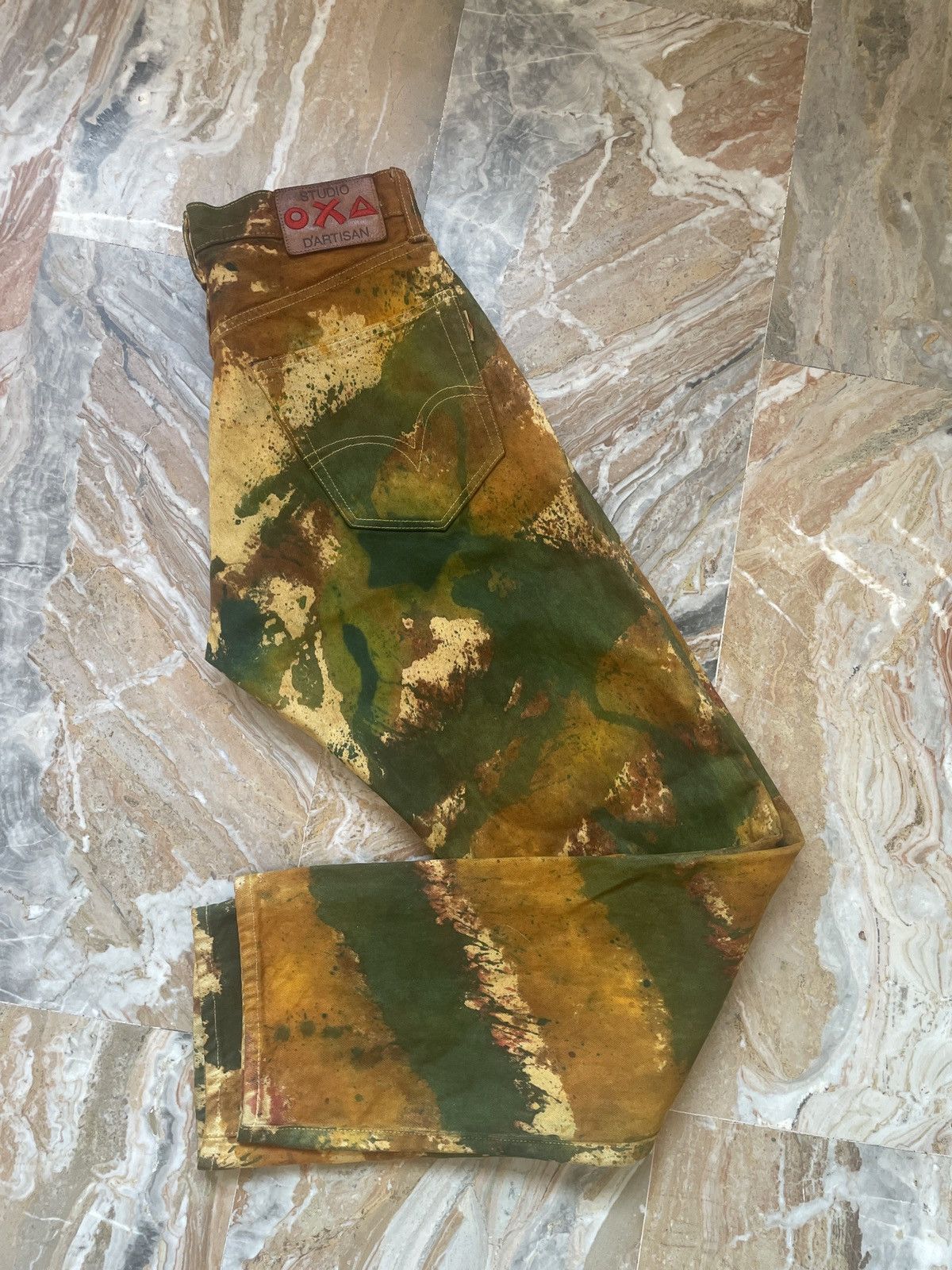 Studio D'Artisan Studio D’Artisan – “Canvas Painted Workwear” Limited Edition Size US 30 / EU 46 - 7 Thumbnail