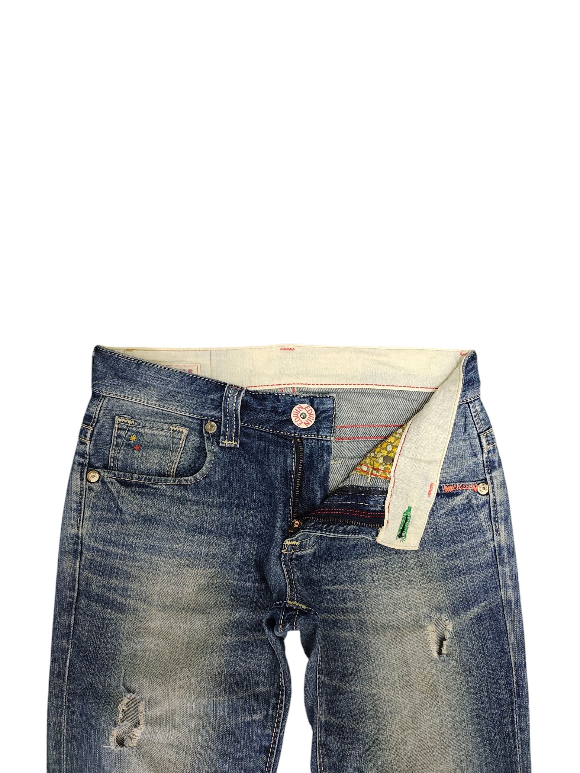 Vintage Edwin Exelusive Vintage Distress Denim Jeans 423XVL