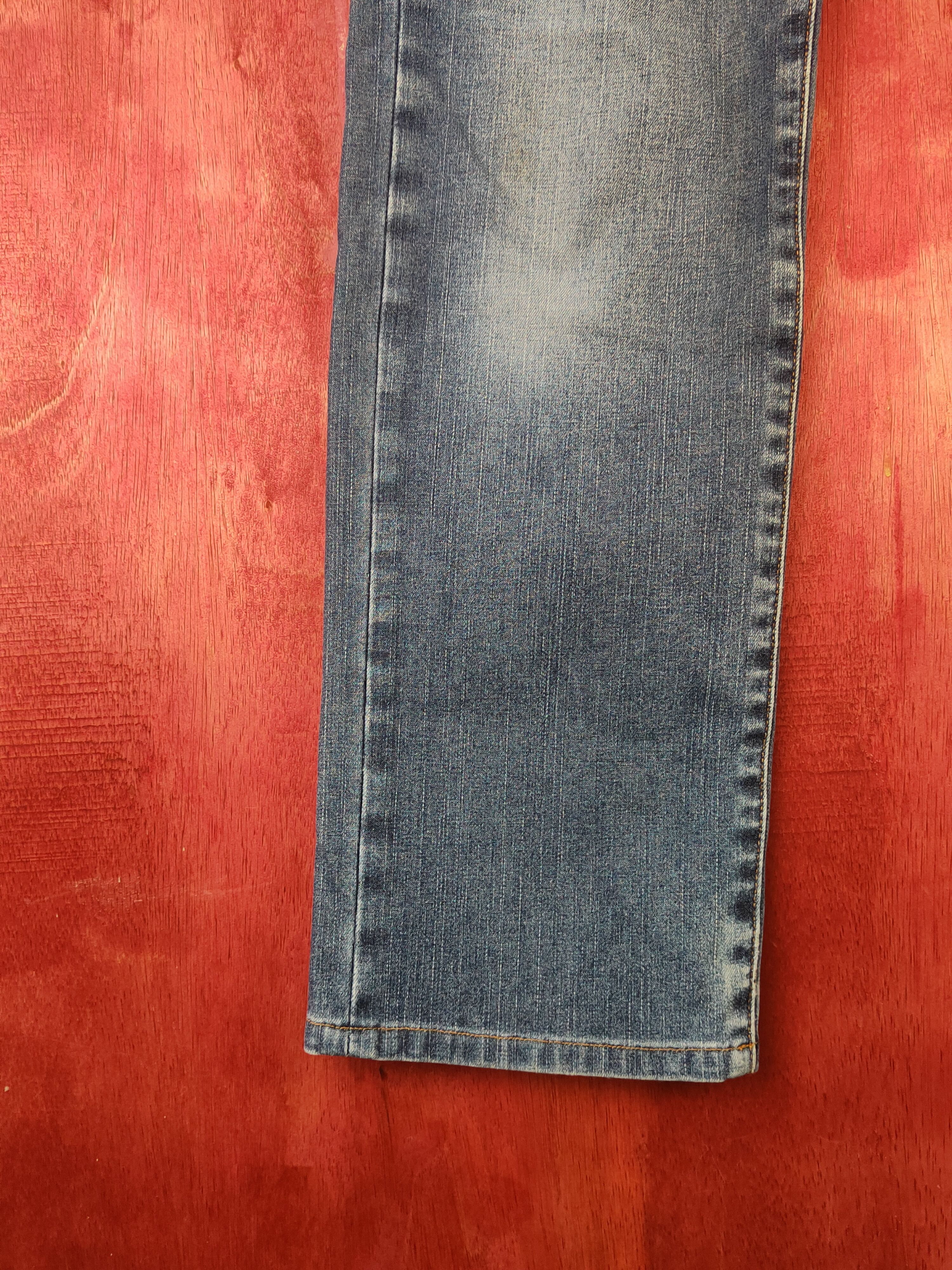Japanese Brand Uniqlo Blue japan faded jeans Denim Pants #S1372 Size US 32 / EU 48 - 4 Thumbnail