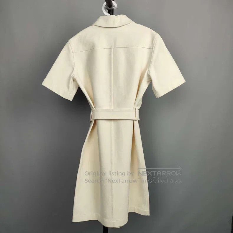 Hermes Hermes White nylon knit dress Size XS / US 0-2 / IT 36-38 - 2 Thumbnail