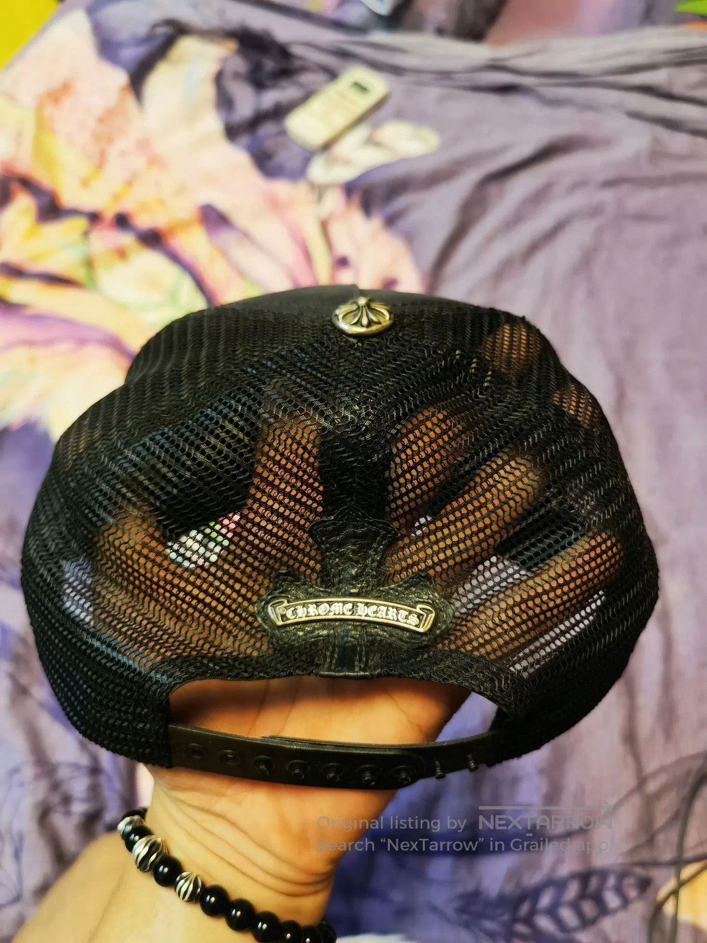 Chrome Hearts Chrome Hearts Patchwork Leather Trucker Hat. Size ONE SIZE - 5 Thumbnail