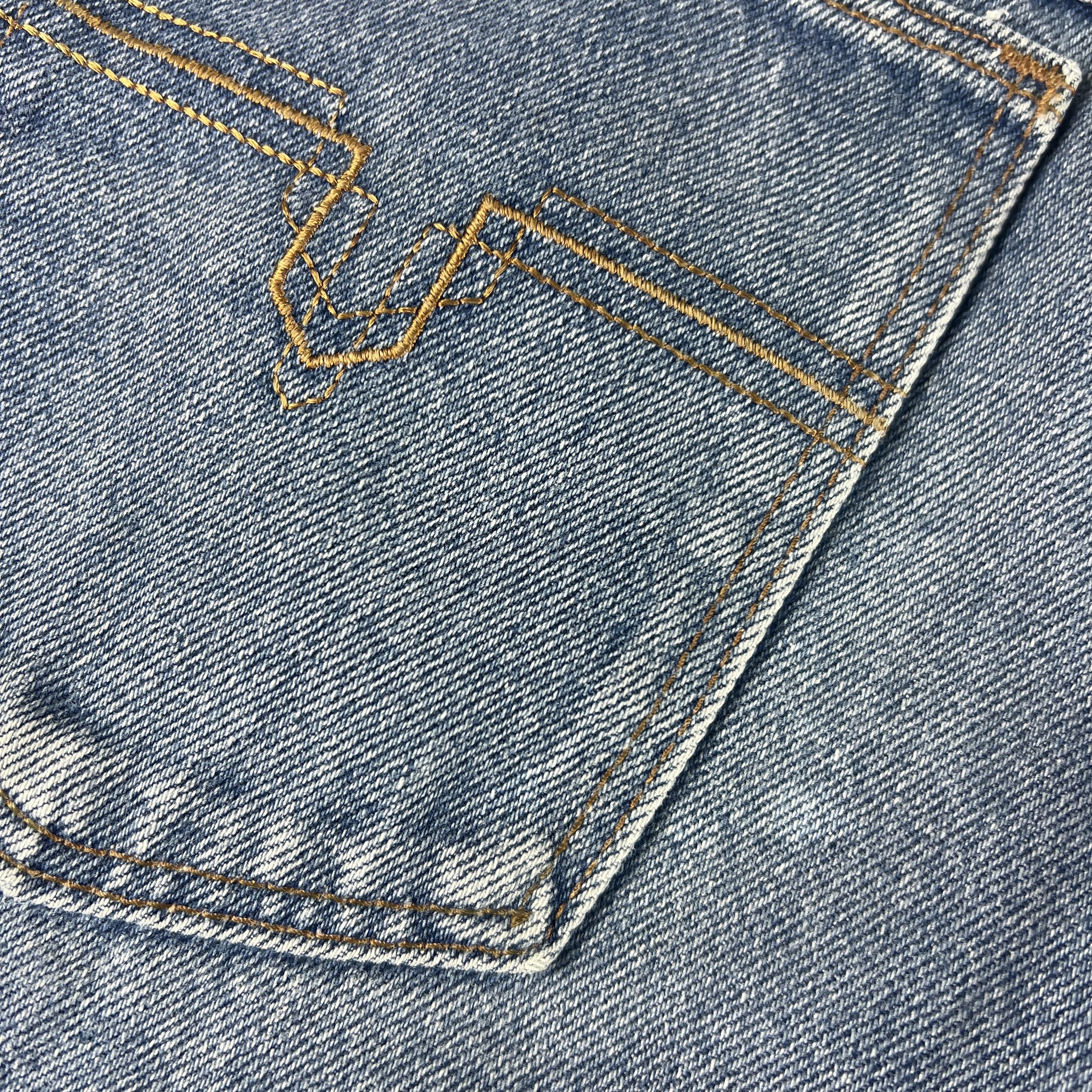Wrangler VTG Wrangler Shorts Faded Cut Off Denim Jorts Talon Zipper Size US 30 / EU 46 - 2 Thumbnail