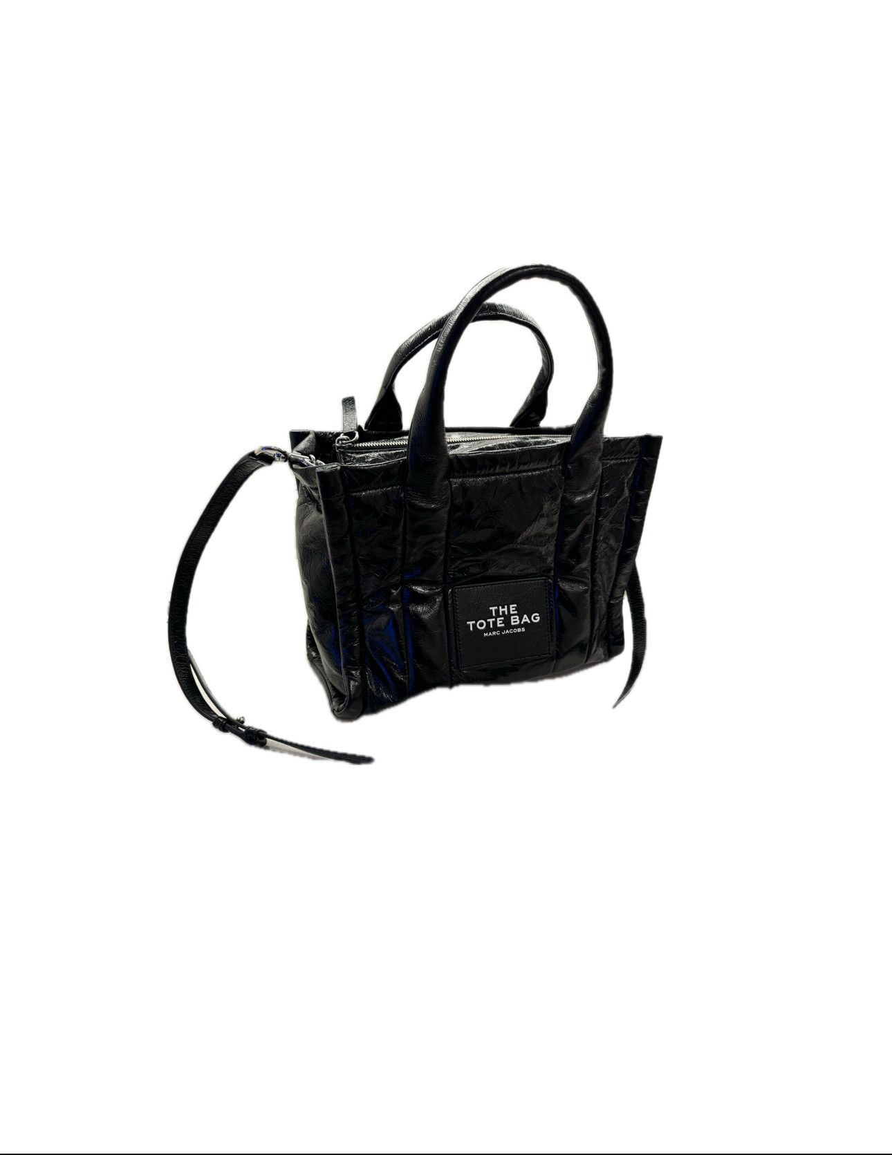 image of Marc Jacobs Marc Jacob’S Medium Leather Tote Bag in Black, Women's