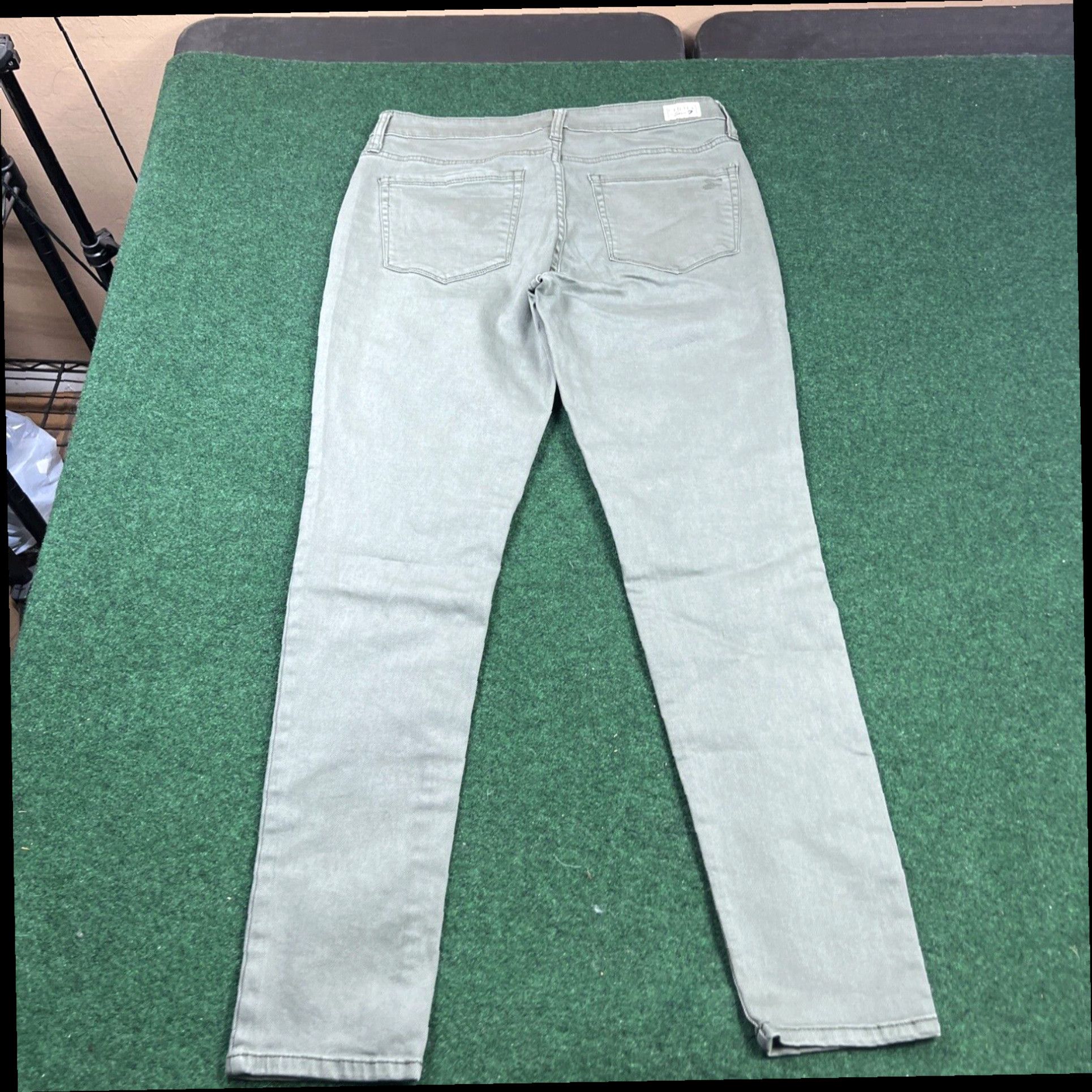 Vintage Utility by Seven7 Size 6 Green Denim pants jeans Size 28" / US 6 / IT 42 - 1 Thumbnail
