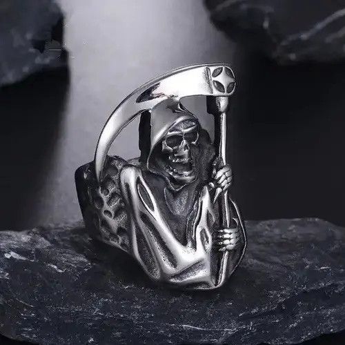 Jewelry × Vintage Vintage Mens Jewellery Personality Alloy Rings Size ONE SIZE - 2 Thumbnail
