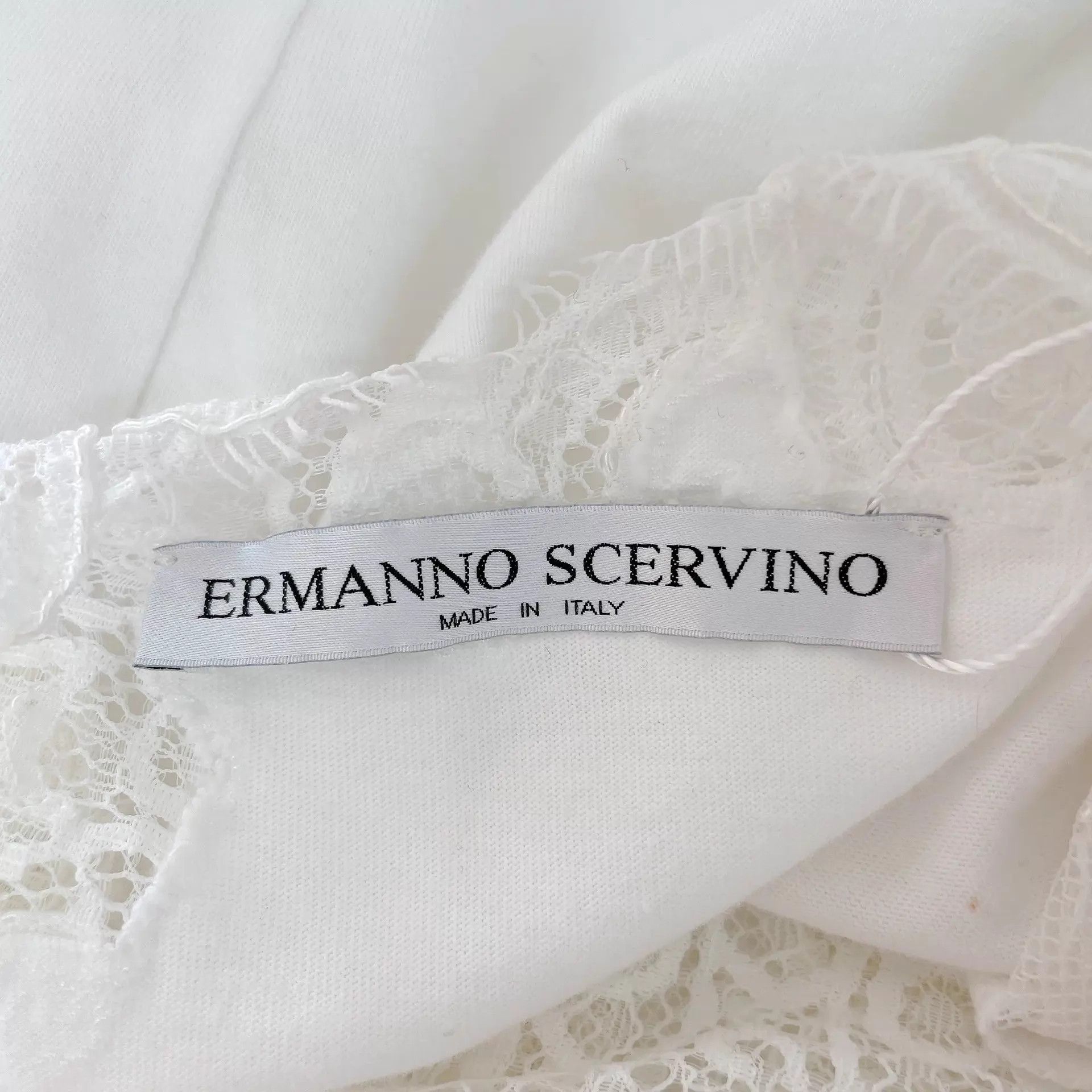 Ermanno Scervino ERMANNO SCERVINO white lace bustier top 40 Size S / US 4 / IT 40 - 6 Thumbnail
