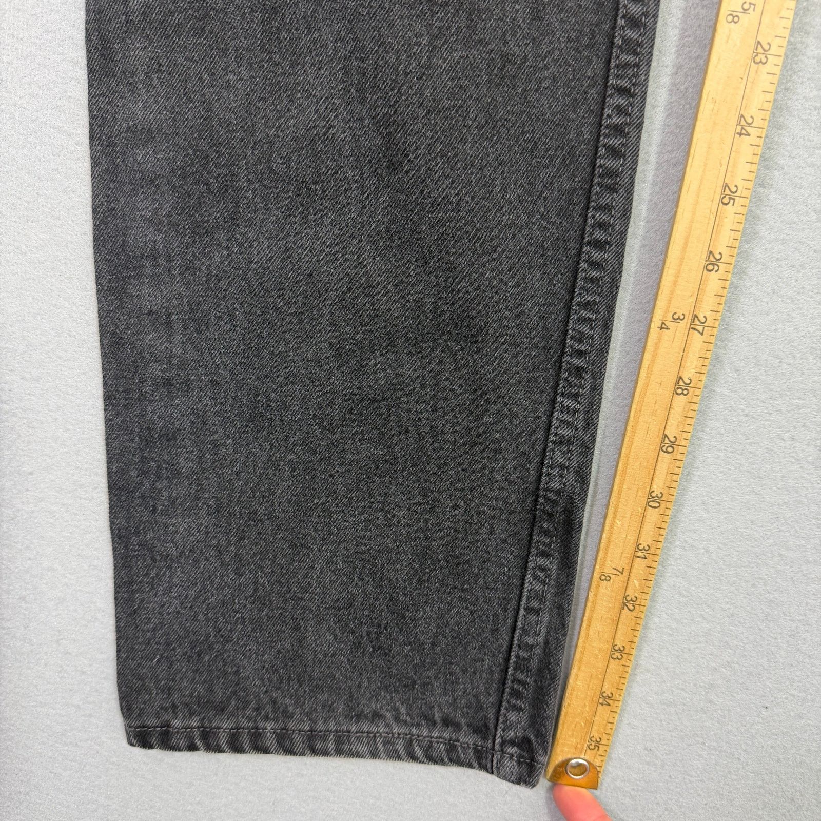 Levi's Vintage Levis 505 Jeans Men's 34x36 Black Regular Straight Size US 34 / EU 50 - 7 Thumbnail