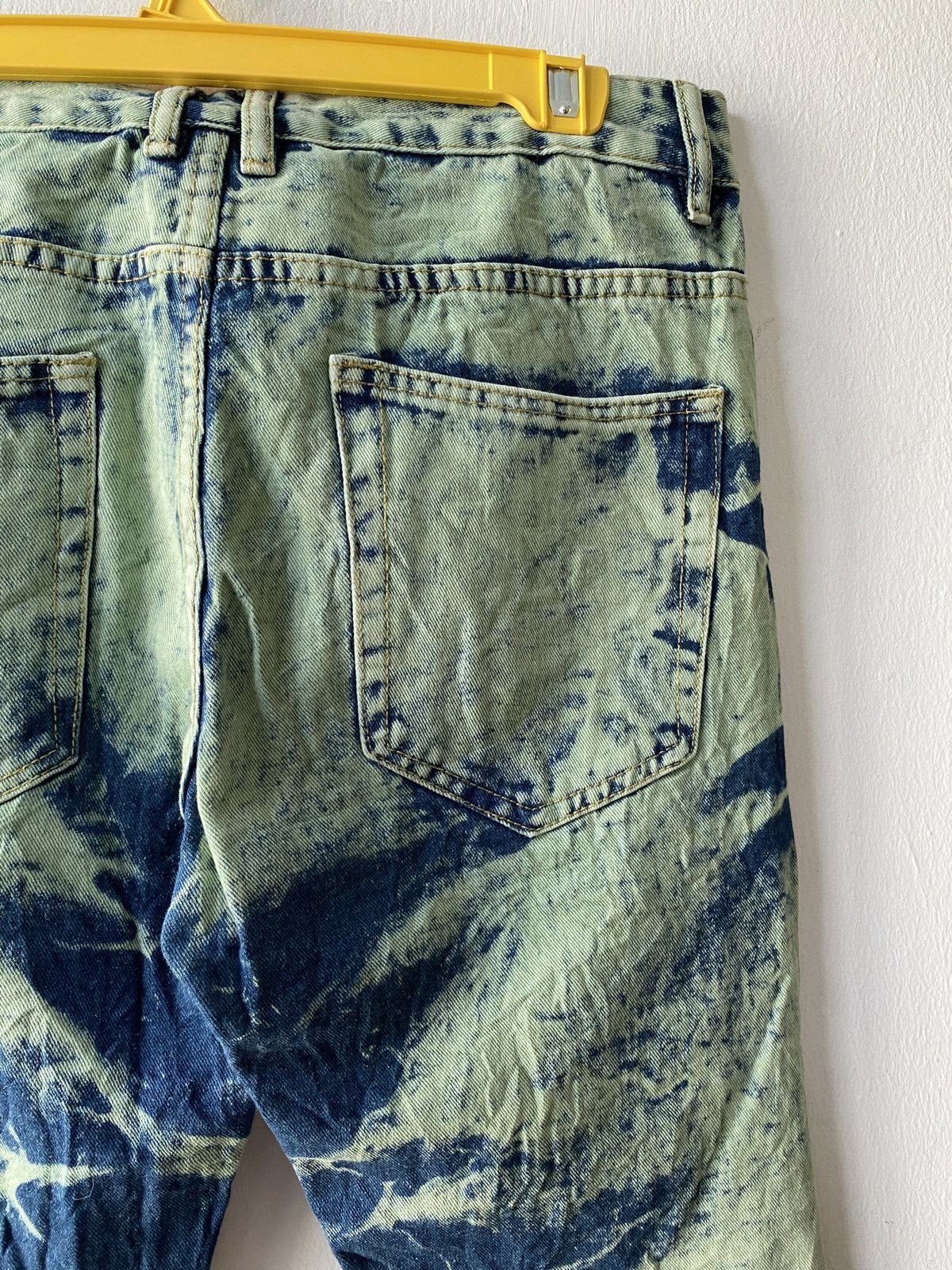 Japanese Brand Japanese Brand Acid Wash Design Distressed Denim Size US 31 - 14 Thumbnail