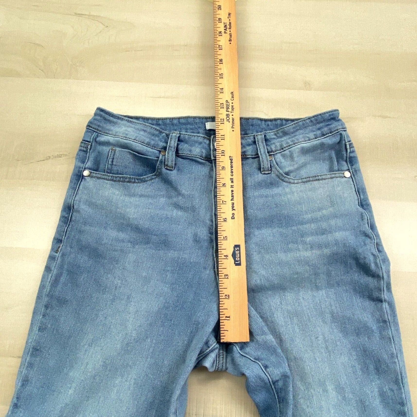 Vintage BP Women's Mom Jeans High Waist Blue Medium Wash Size 31 Stretch Cotton Blend Size 24" / US 00 / IT 34 - 6 Thumbnail