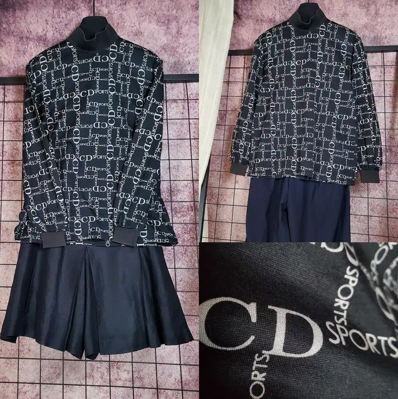 Dior Black Logo Long Sleeve T-Shirt 0089