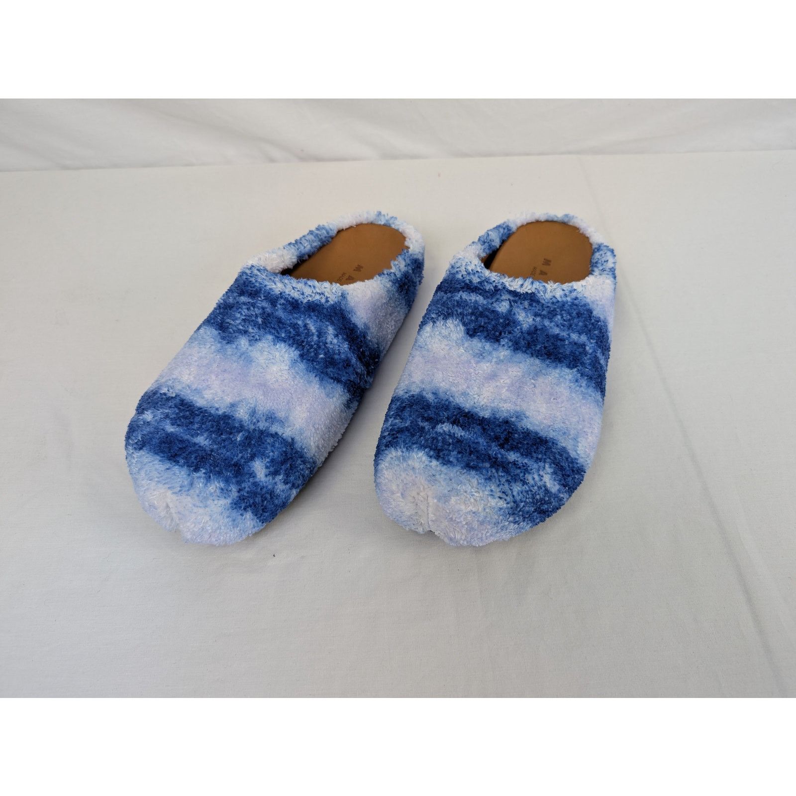 Marni o1rshd1 Furry Fussbet Mules / Slippers in Blue Size US 12 / EU 45 - 6 Thumbnail