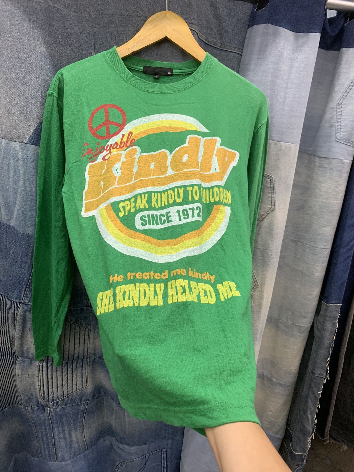 Hysteric Glamour × If Six Was Nine × Japanese Brand SHE KINDLY HELPED ME (Peace) japanese brand Size US L / EU 52-54 / 3 - 2 Thumbnail
