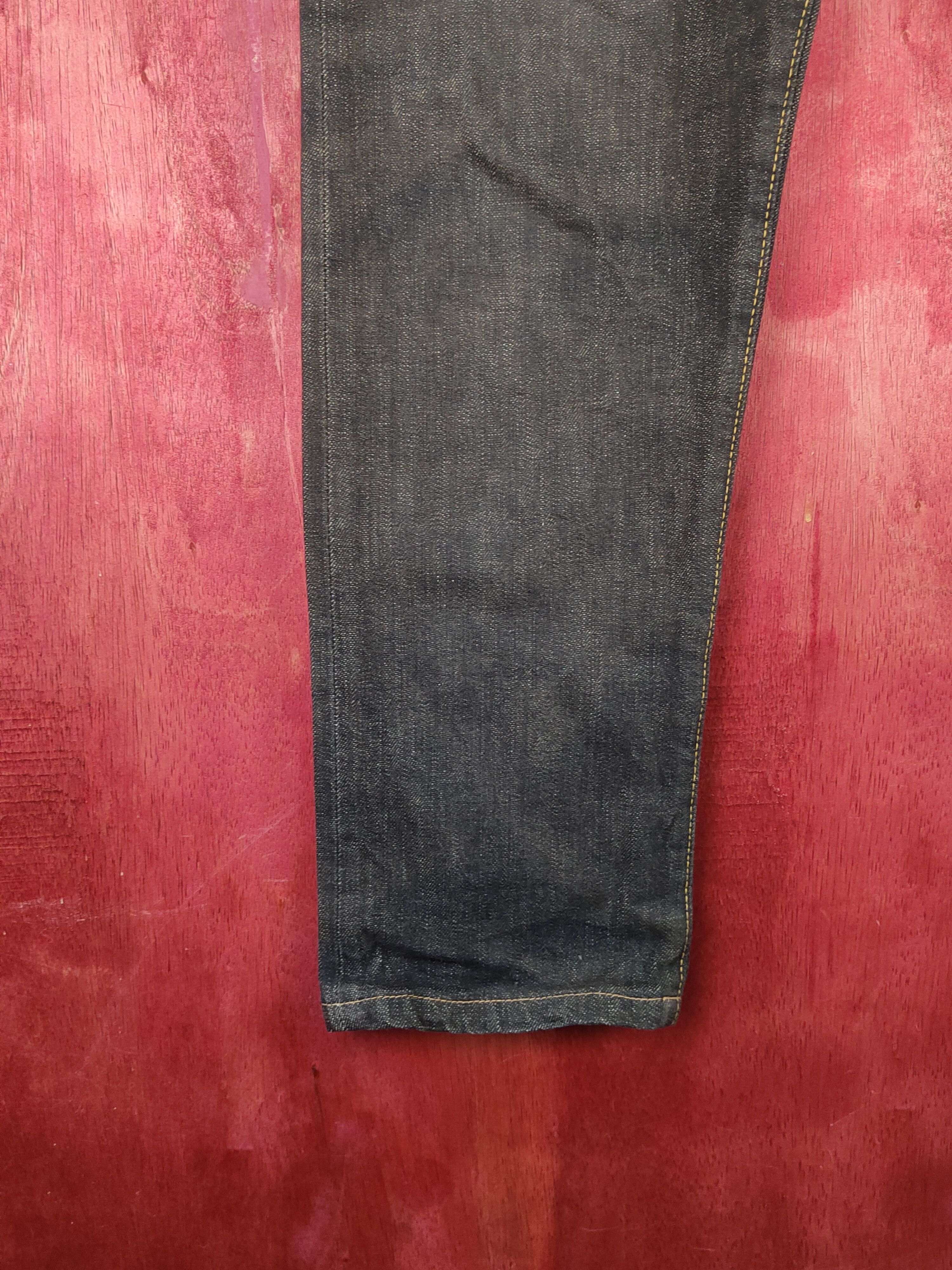Edwin Edwin Black Distressed Ripped Jeans #S2148 Size US 31 - 4 Thumbnail