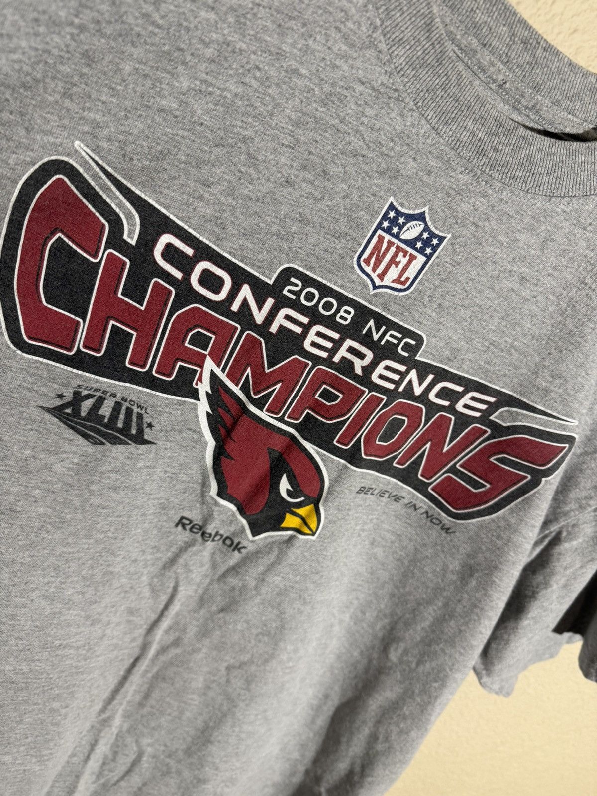 NFL × Reebok × Vintage Arizona Cardinals 2008 vintage t shirt Size US L / EU 52-54 / 3 - 2 Thumbnail