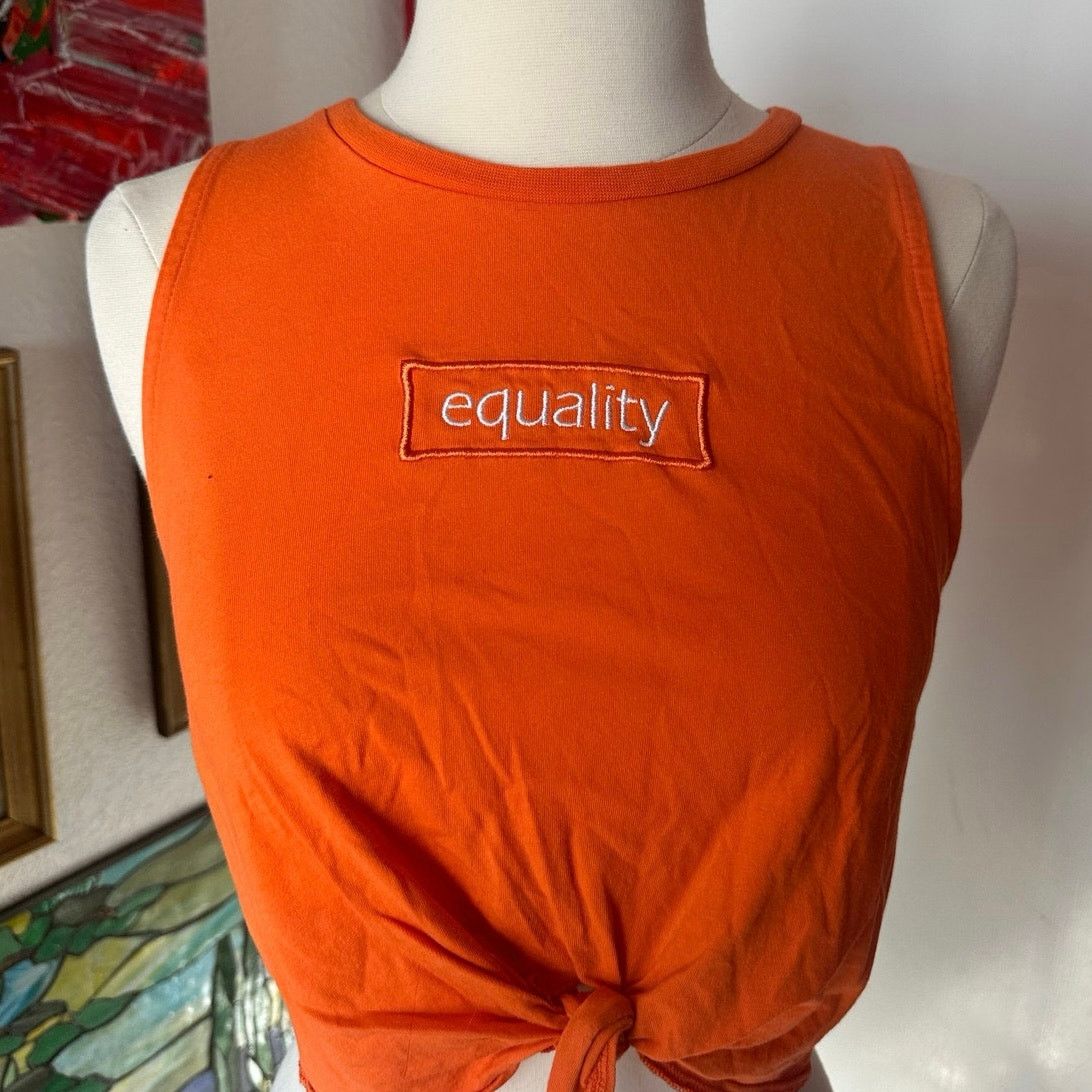 Forever 21 forever 21 equality orange crop top Size S / US 4 / IT 40 - 2 Thumbnail