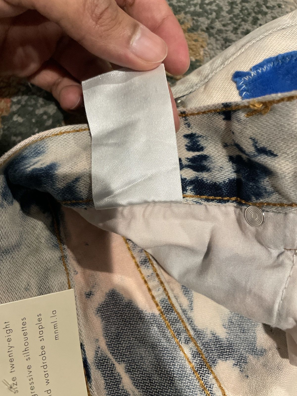 MNML mnml D248 Multicolor Denim Jeans Size US 28 / EU 44 - 4 Thumbnail