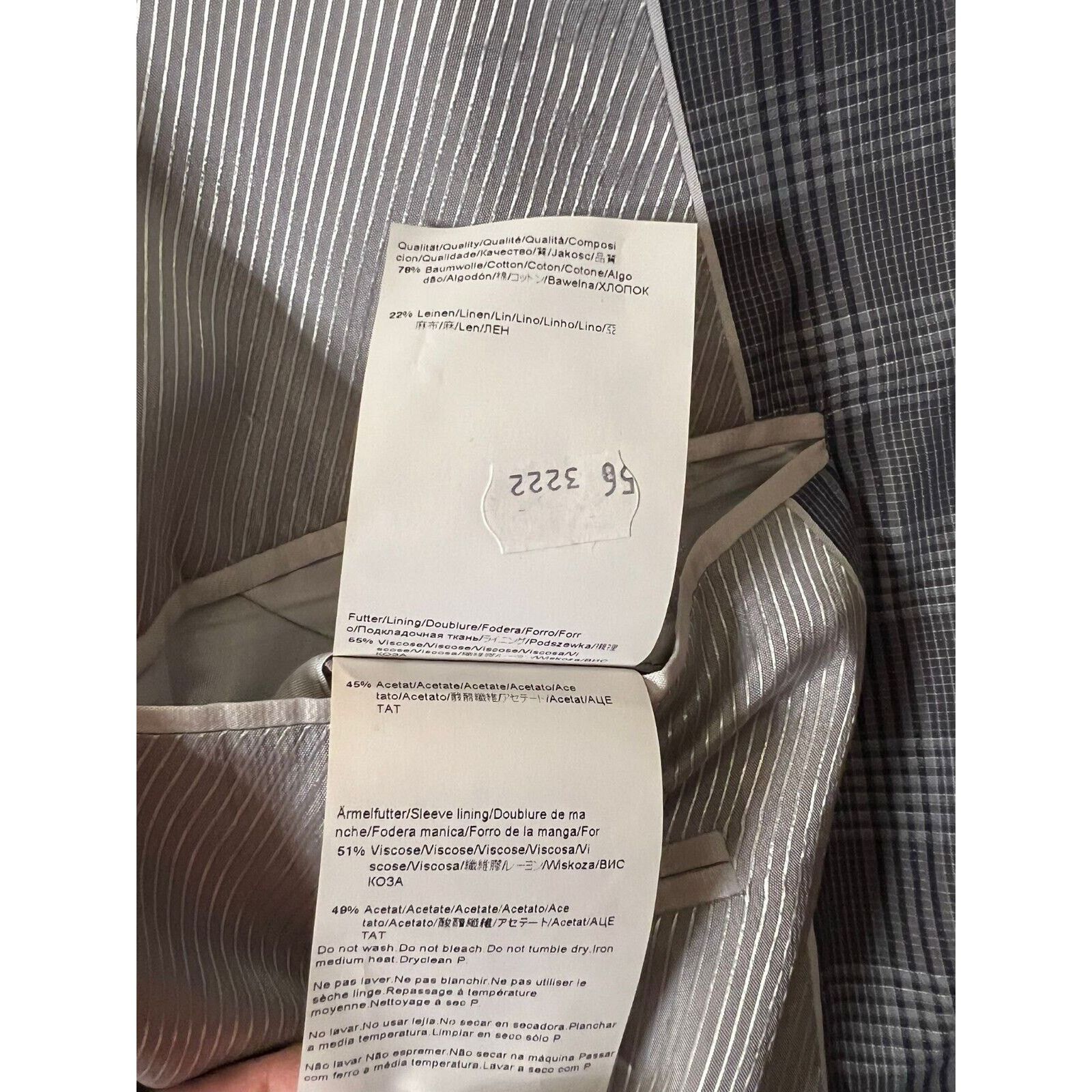 Hugo Boss Hugo Boss Blazer Sport Coat Jacket Size 46 R Size 46R - 8 Thumbnail