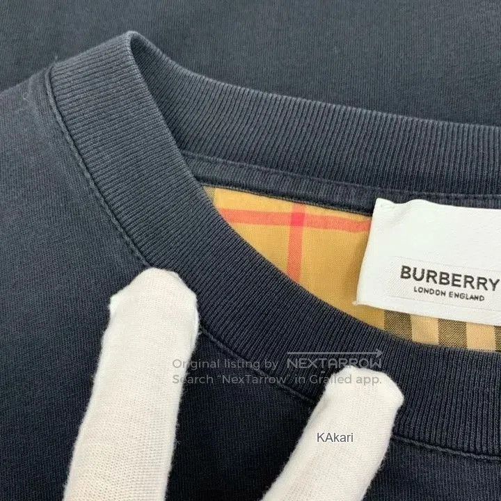 Burberry Burberry Black Plaid Panel Cotton T. Size US M / EU 48-50 / 2 - 8 Thumbnail