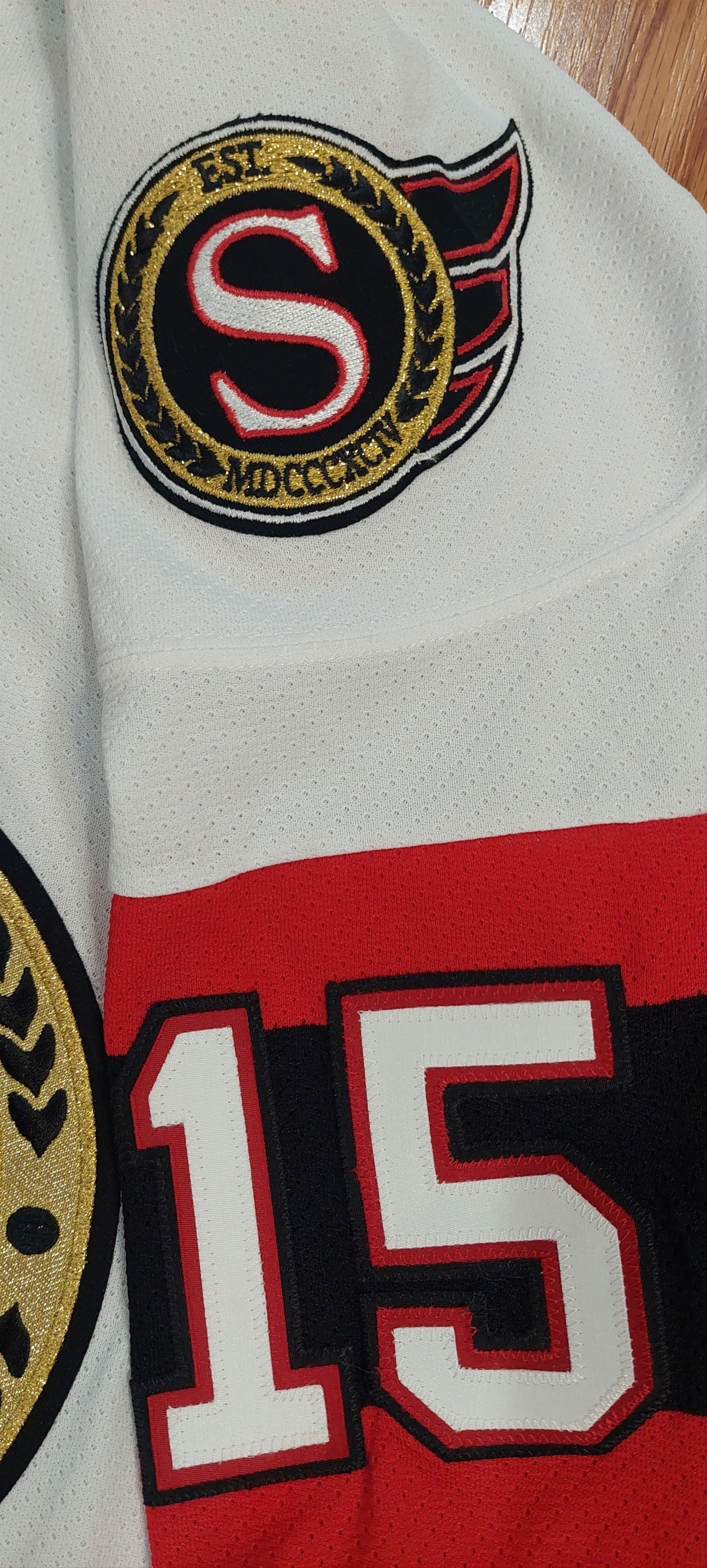 Ccm Authentic Ottowa Senators Dany Heatley CCM MiC Jersey Size US L / EU 52-54 / 3 - 6 Thumbnail