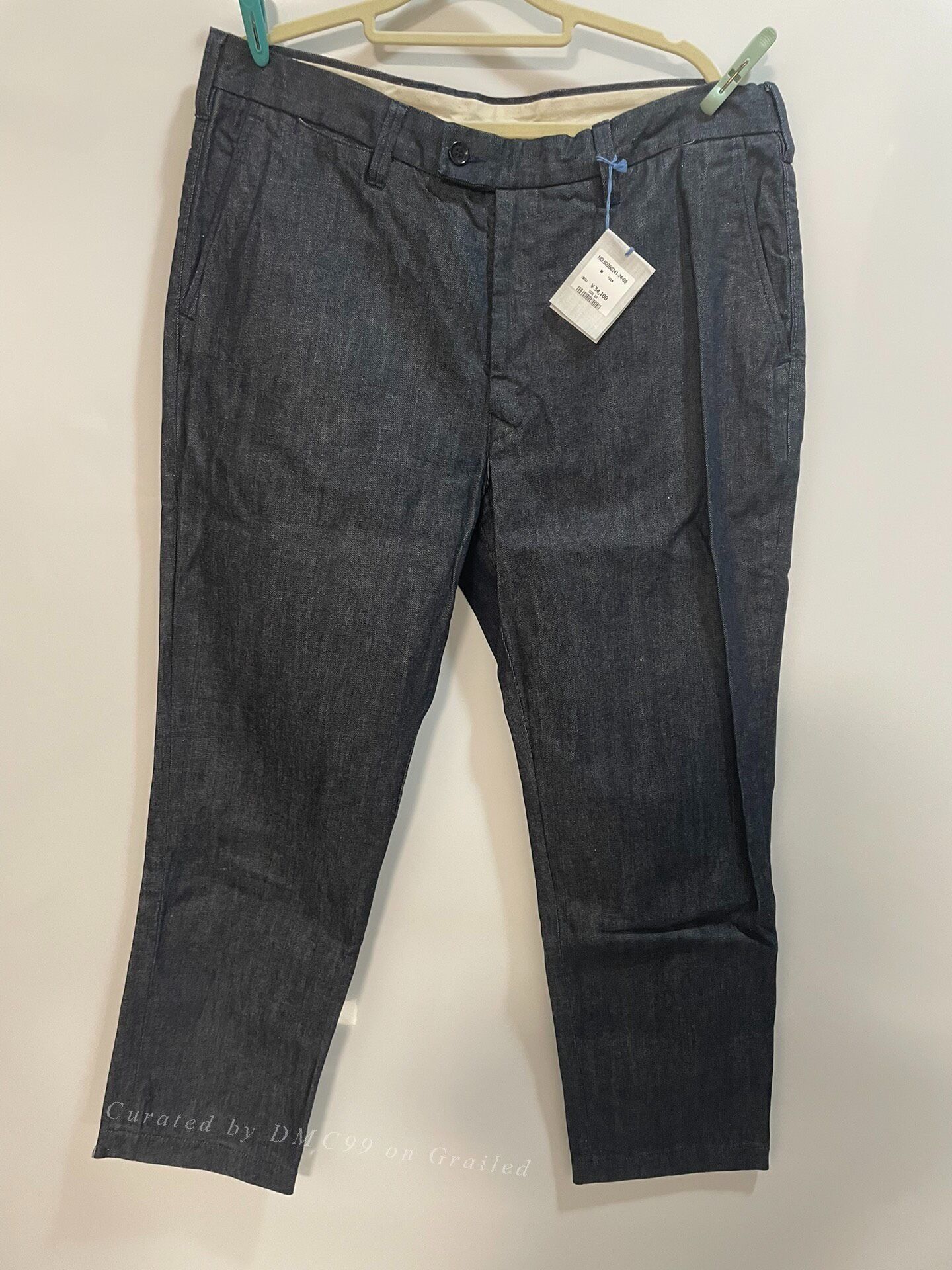 45rpm 45R 908 Series Indigo Striped Wheat Jeans Size US 30 / EU 46 - 1 Thumbnail